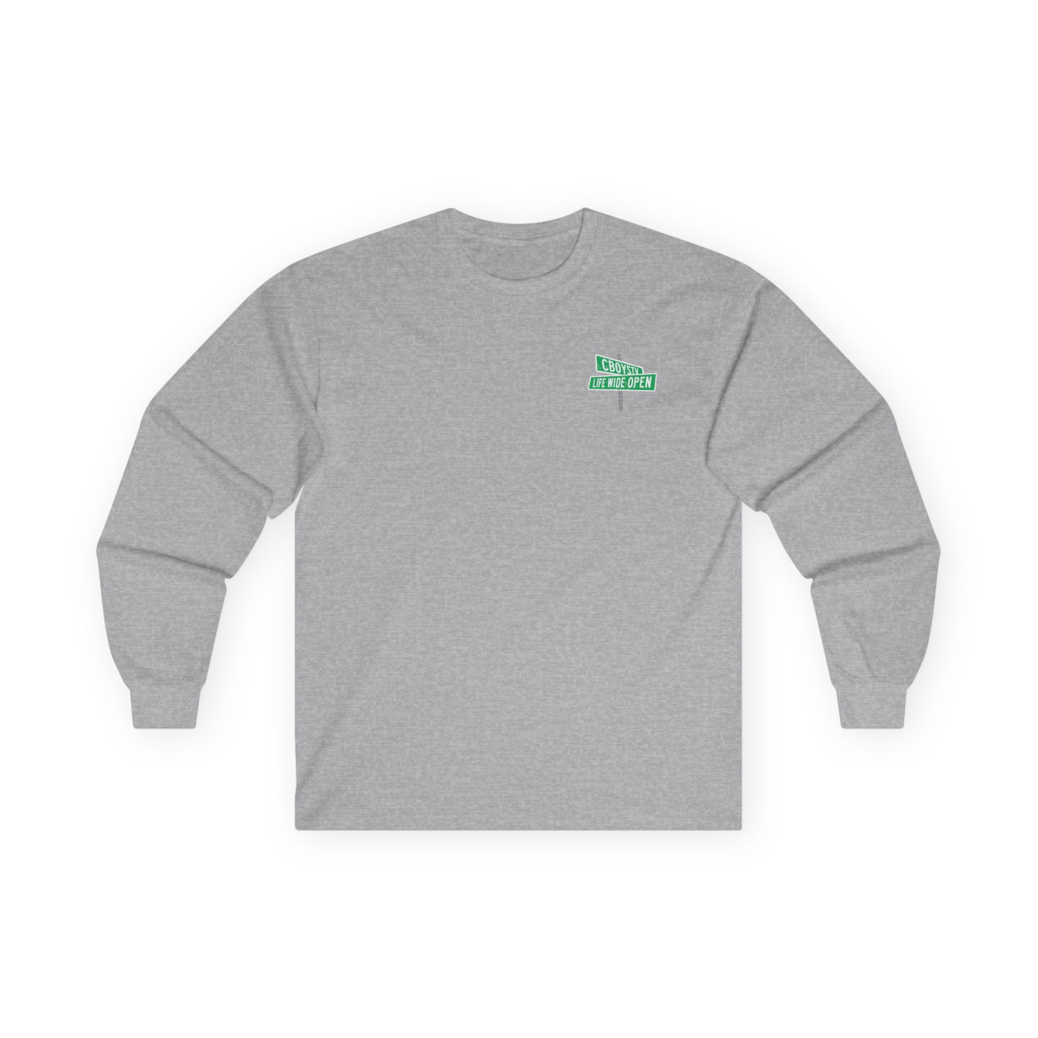 Cboystv Street Sign Unisex Ultra Cotton Long Sleeve Tee - Image 3