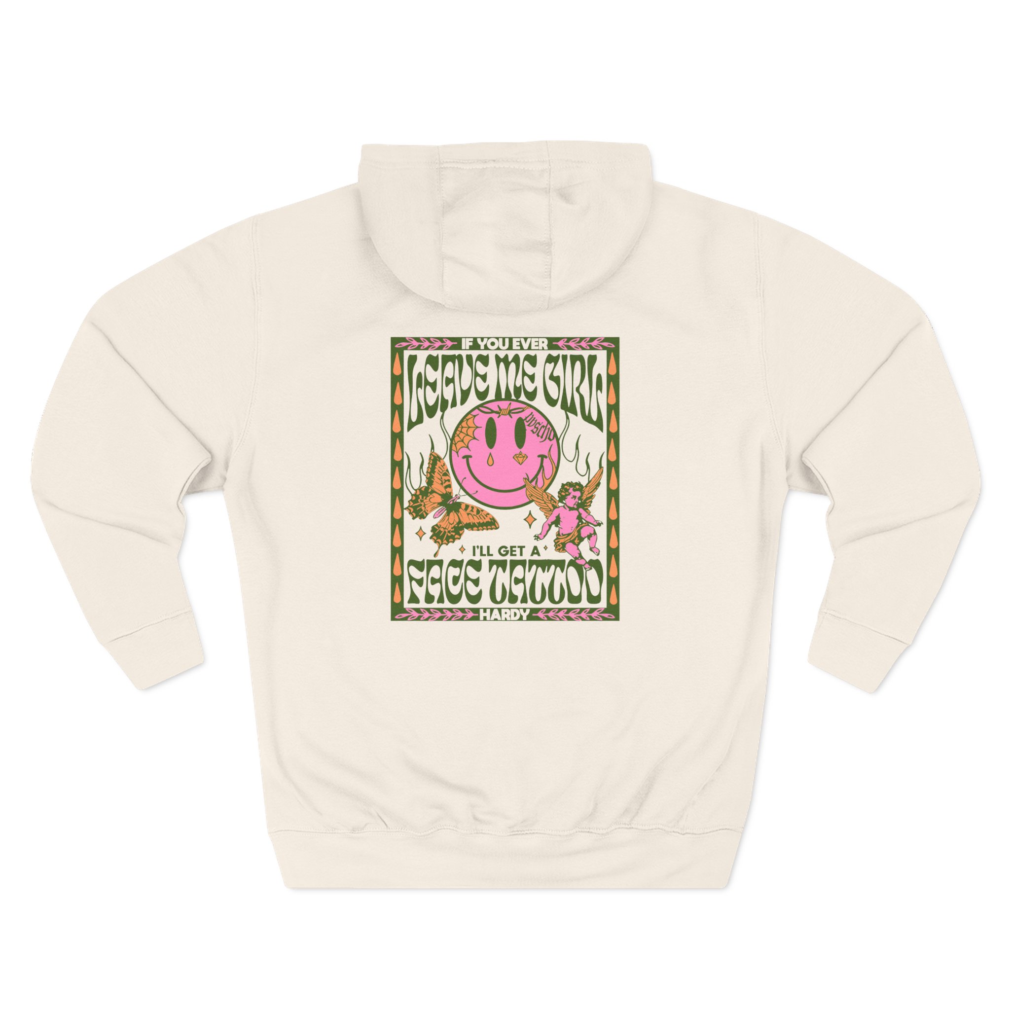 Hd if You Ever Leave Me Three-Panel Fleece Hoodie - Image 4