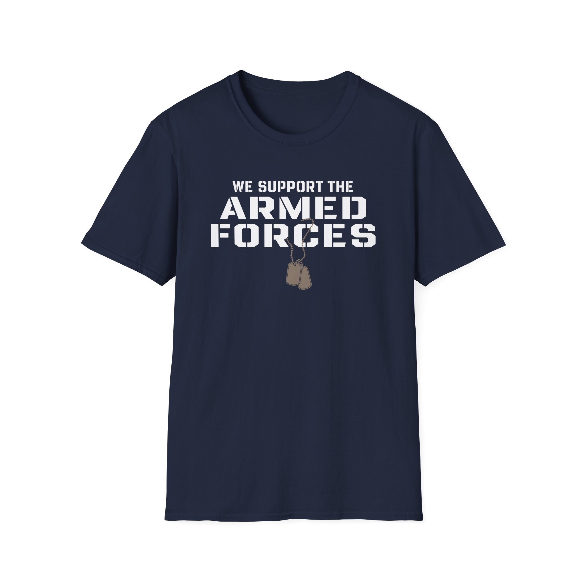 Valuetainment We Support the Armed Forces Unisex Softstyle T-Shirt - Image 13