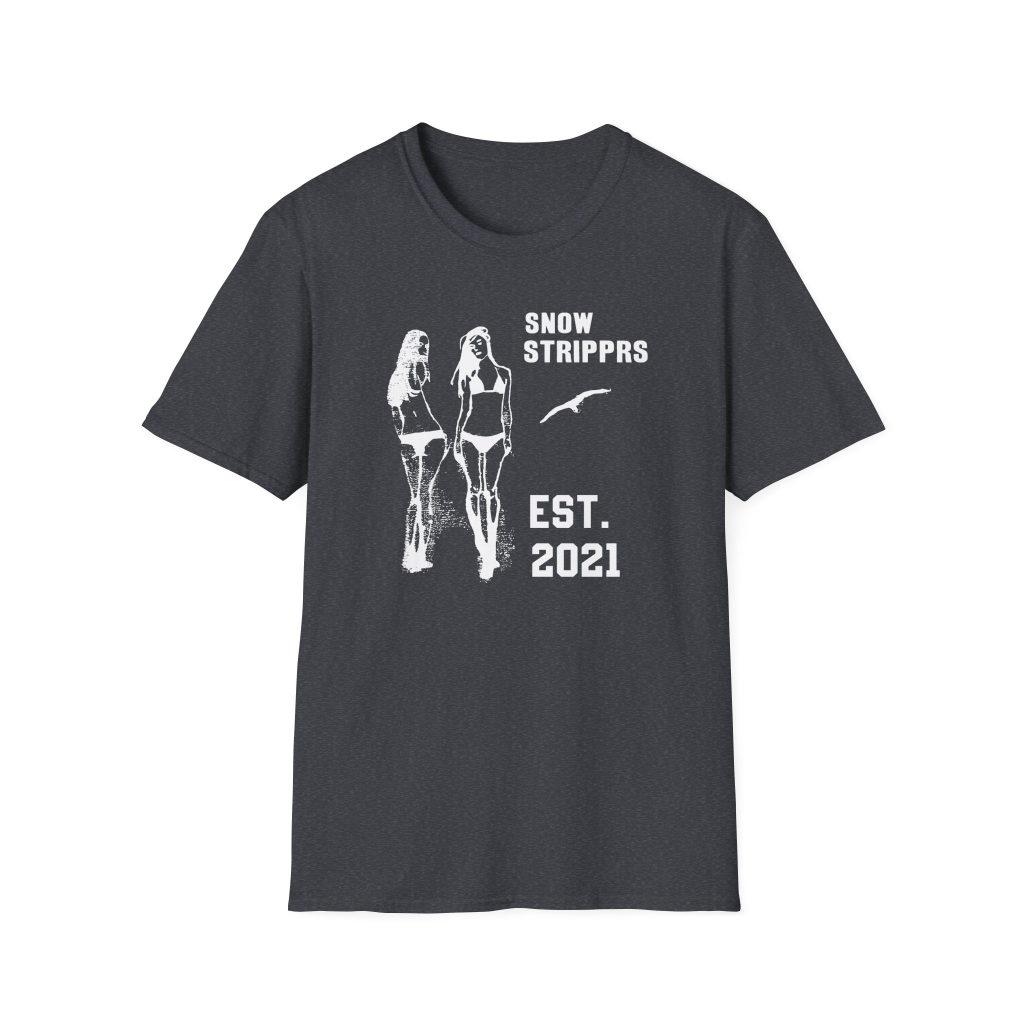 Snow Strippers Unisex Softstyle T-Shirt - Image 5