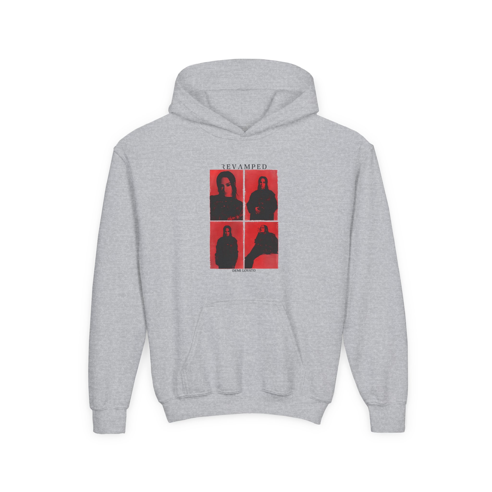 D L Revamped Youth Heavy Blend Hooded Sweatshirt - Image 3