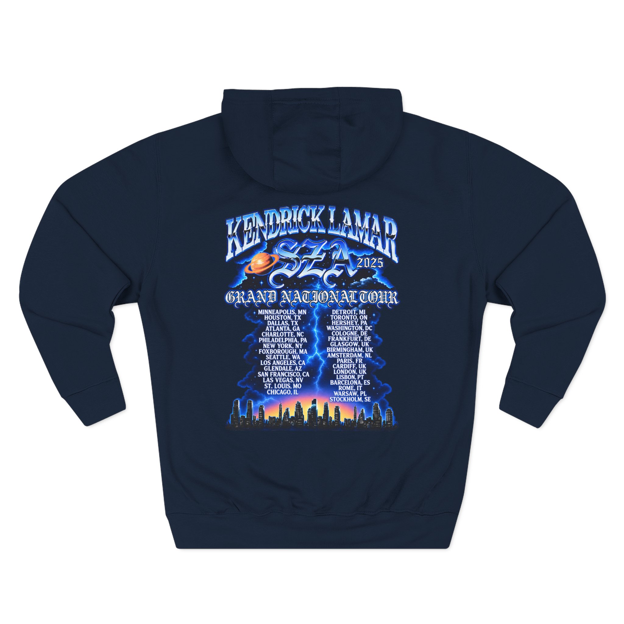 Sza Sos Gloria Grand National Tour Three-panel Fleece Hoodie - Image 4