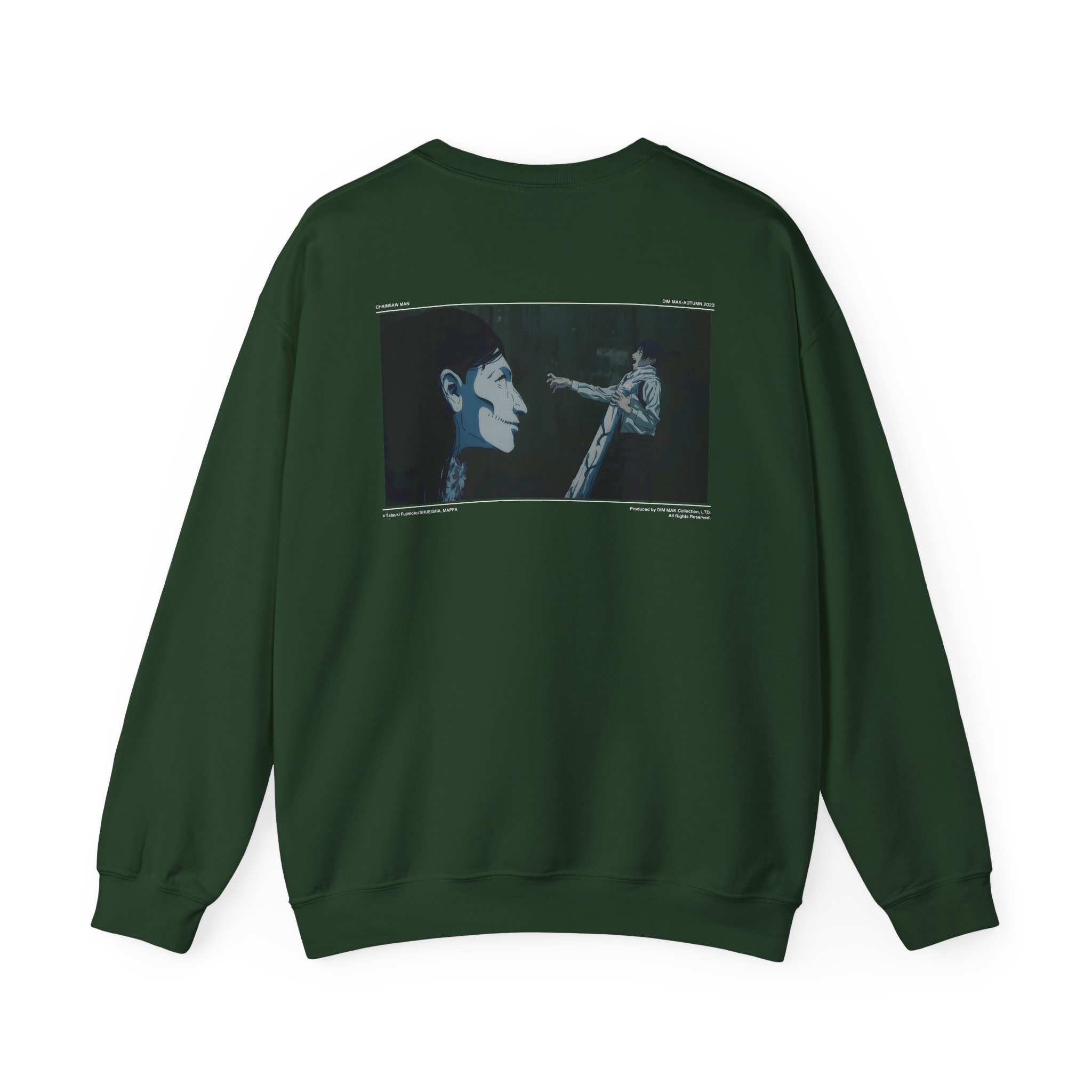 Chainsaw Man X Dim Mak Aki Unisex Heavy Blend™ Crewneck Sweatshirt - Image 8