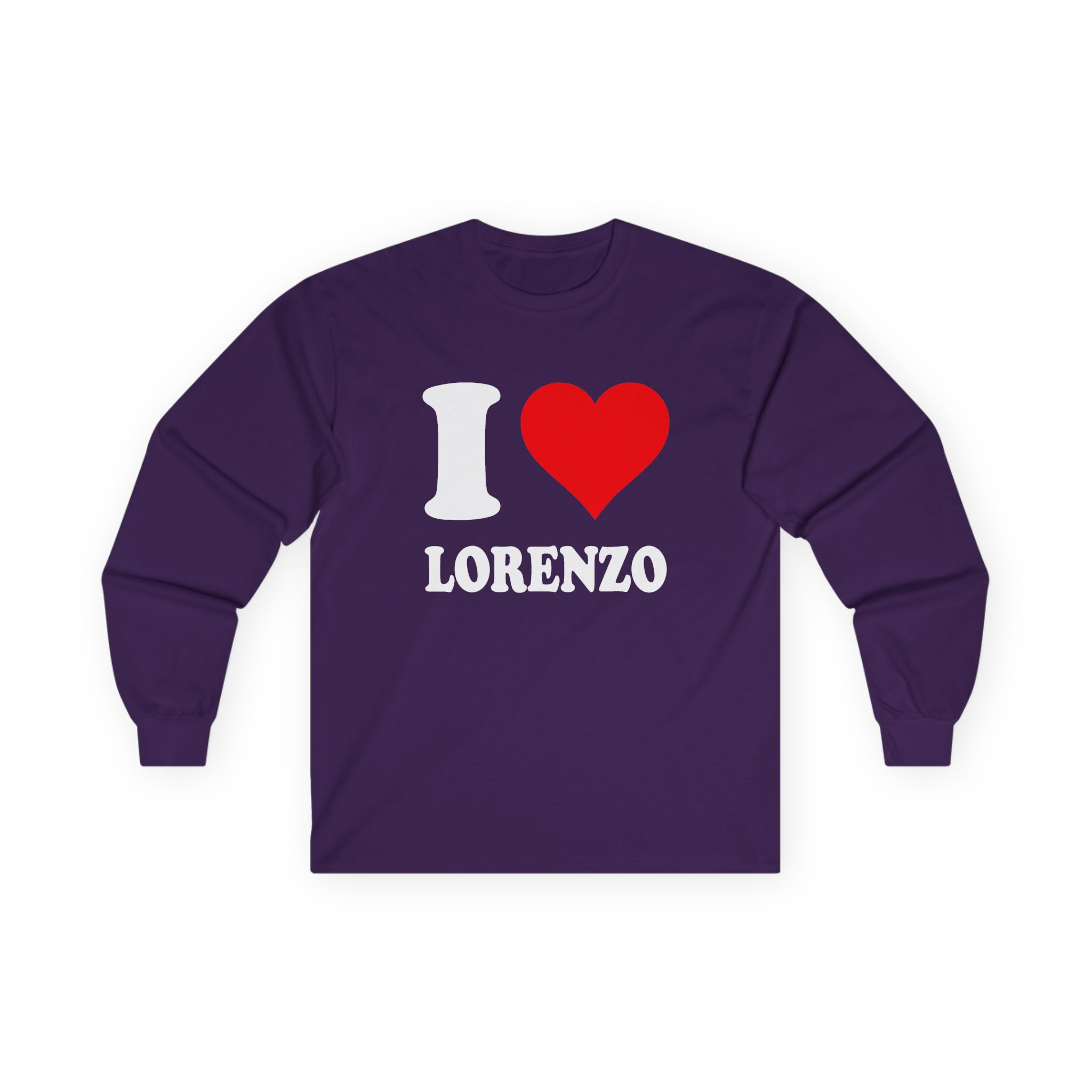 Chris Lorenzo I Love Unisex Ultra Cotton Long Sleeve Tee - Image 13