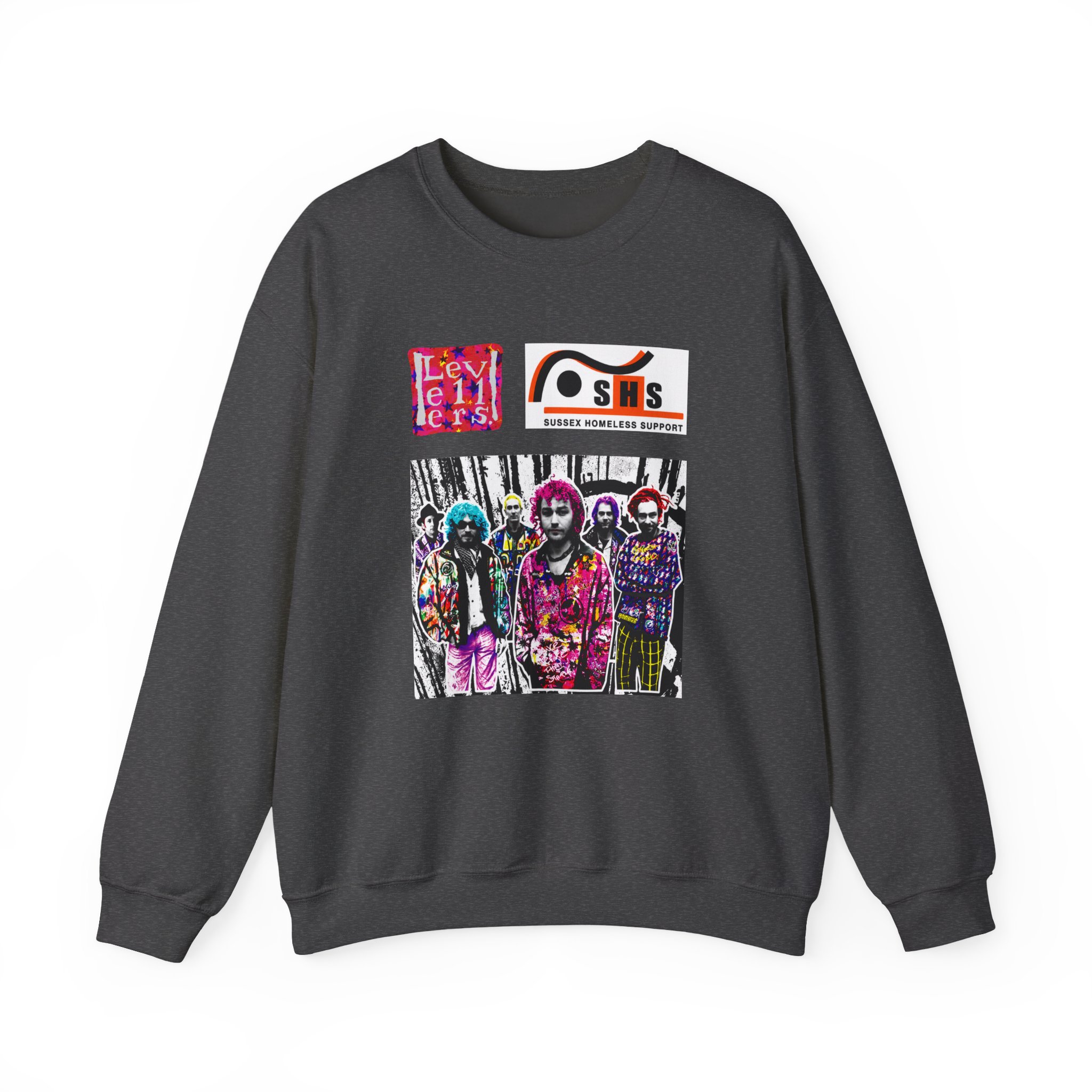 Levellers Postman Print Unisex Heavy Blend™ Crewneck Sweatshirt - Image 9