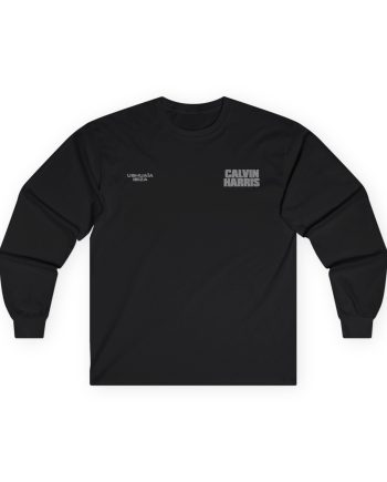 Calvin Harris Ibiza Text Unisex Ultra Cotton Long Sleeve Tee