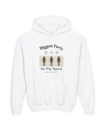 Youth Calvin Harris Ushuaia Higher Island Party Heavy Blend Hooded Sweatshirt