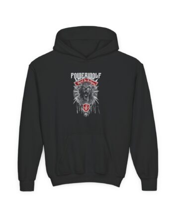 Powerwolf Chaos Youth Heavy Blend Hooded Sweatshirt