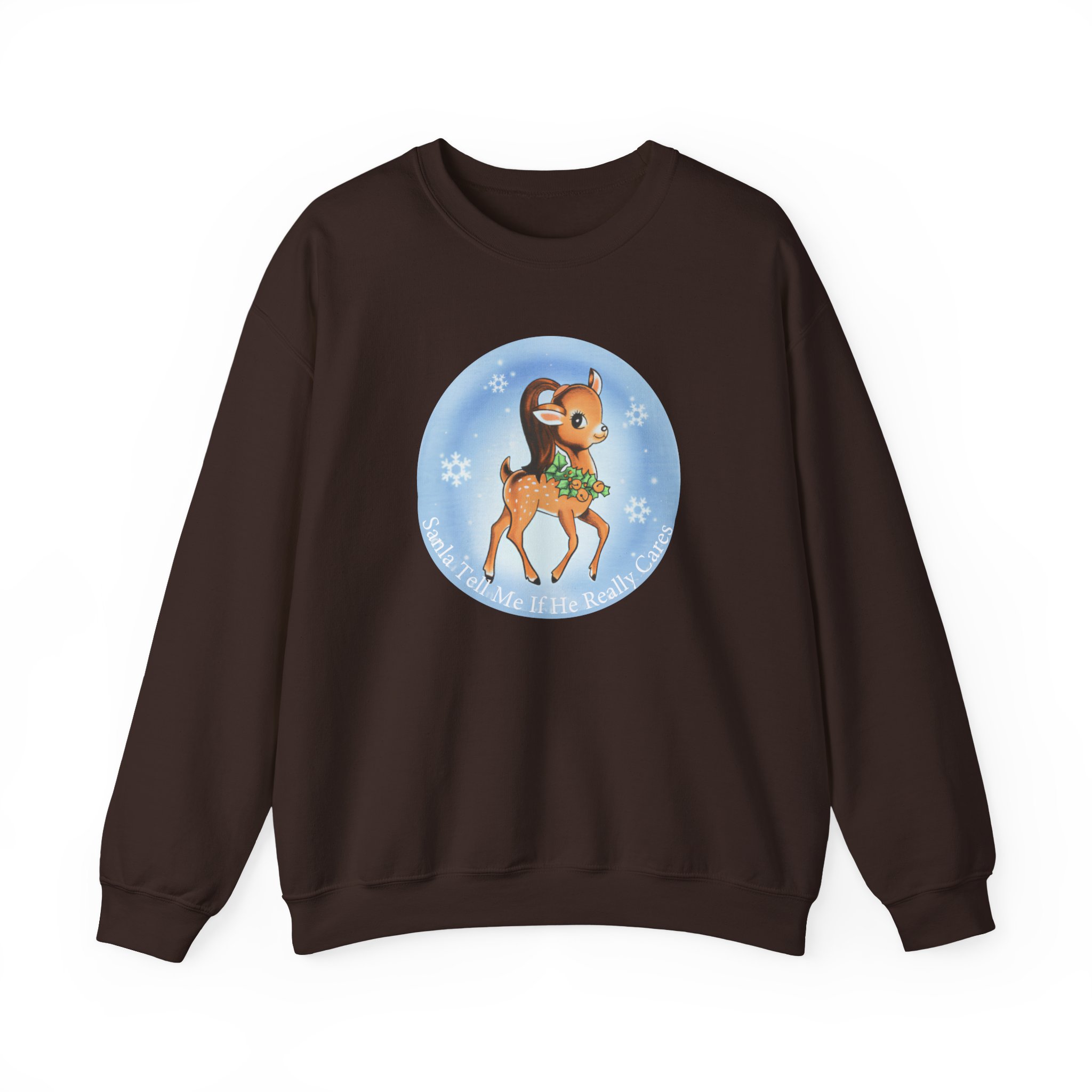 AG Santa Tell Me Unisex Heavy Blend™ Crewneck Sweatshirt - Image 5