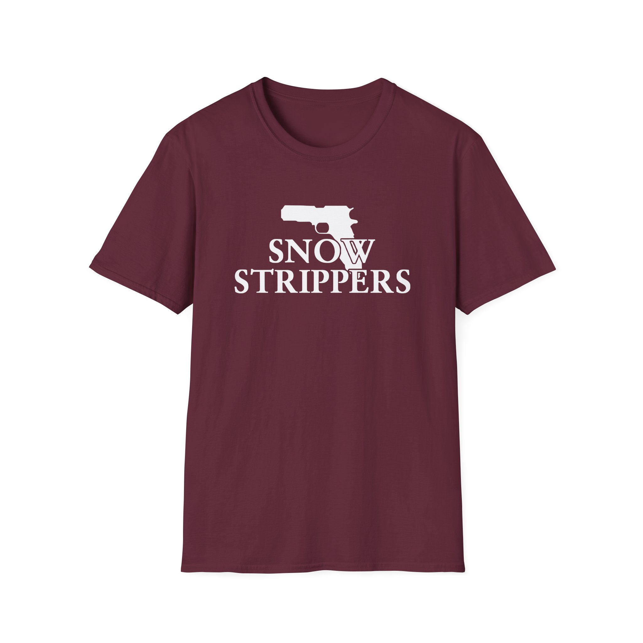 Snow Strippers Unisex Softstyle T-Shirt - Image 3