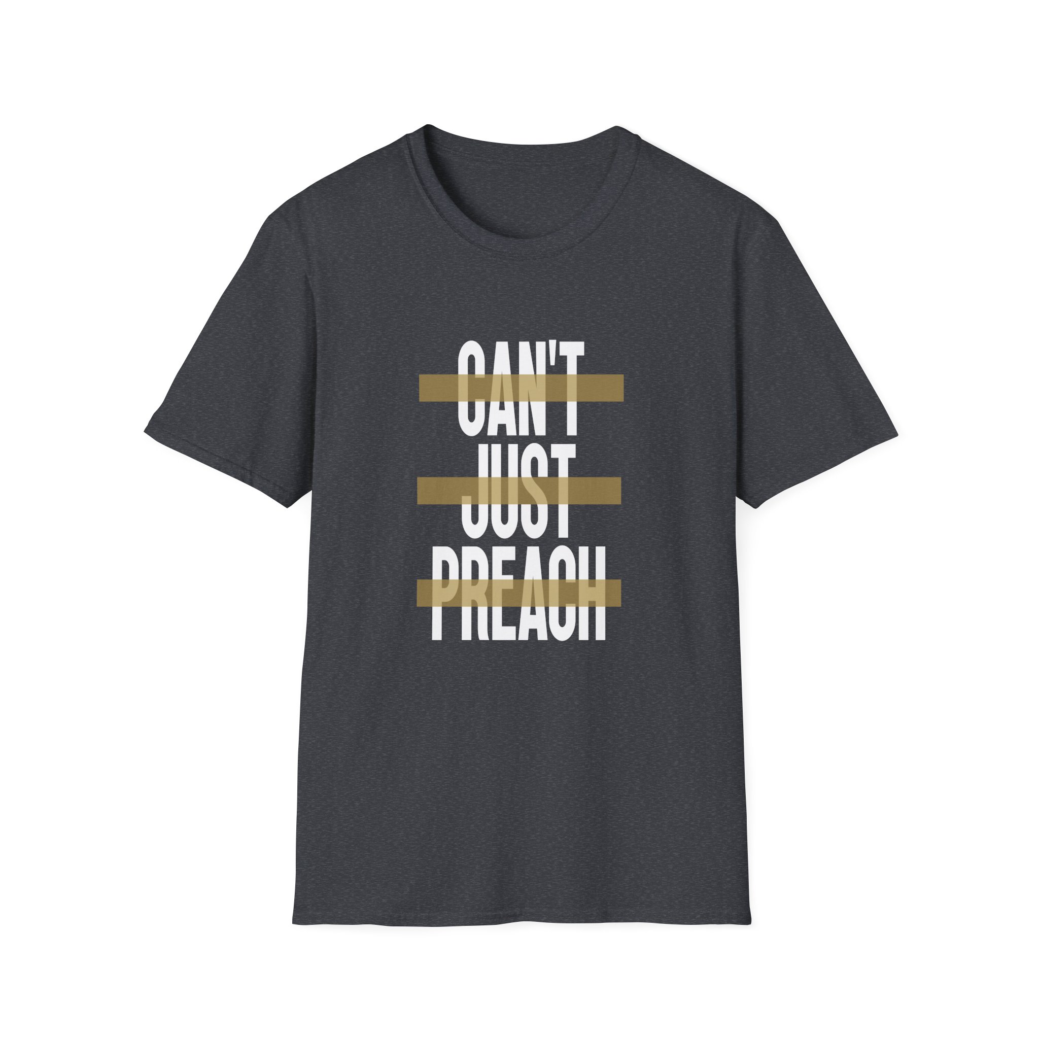 John Legend Can't Just Preach Unisex Softstyle T-Shirt - Image 15