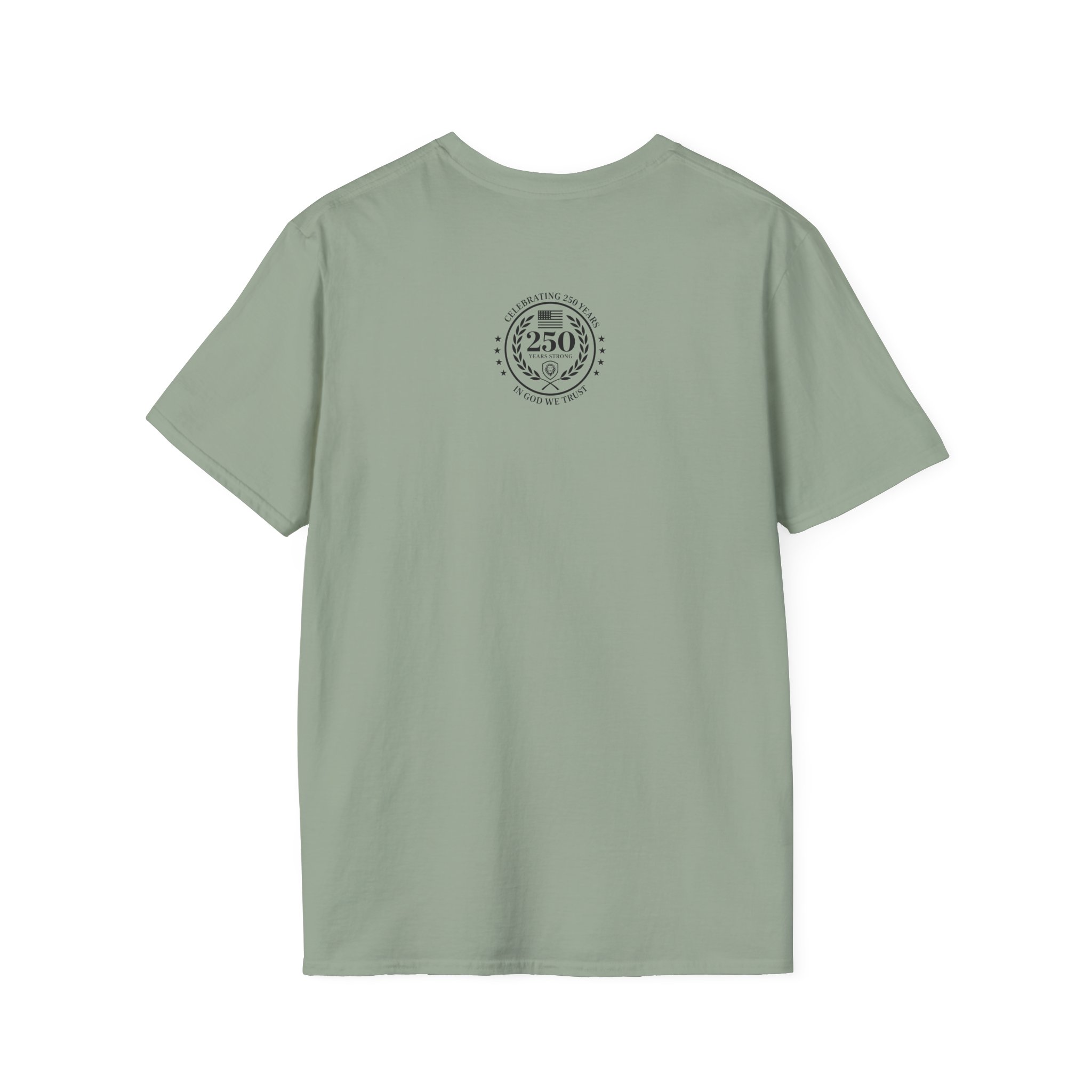Valuetainment 250 Years No Kings Unisex Softstyle T-Shirt - Image 12