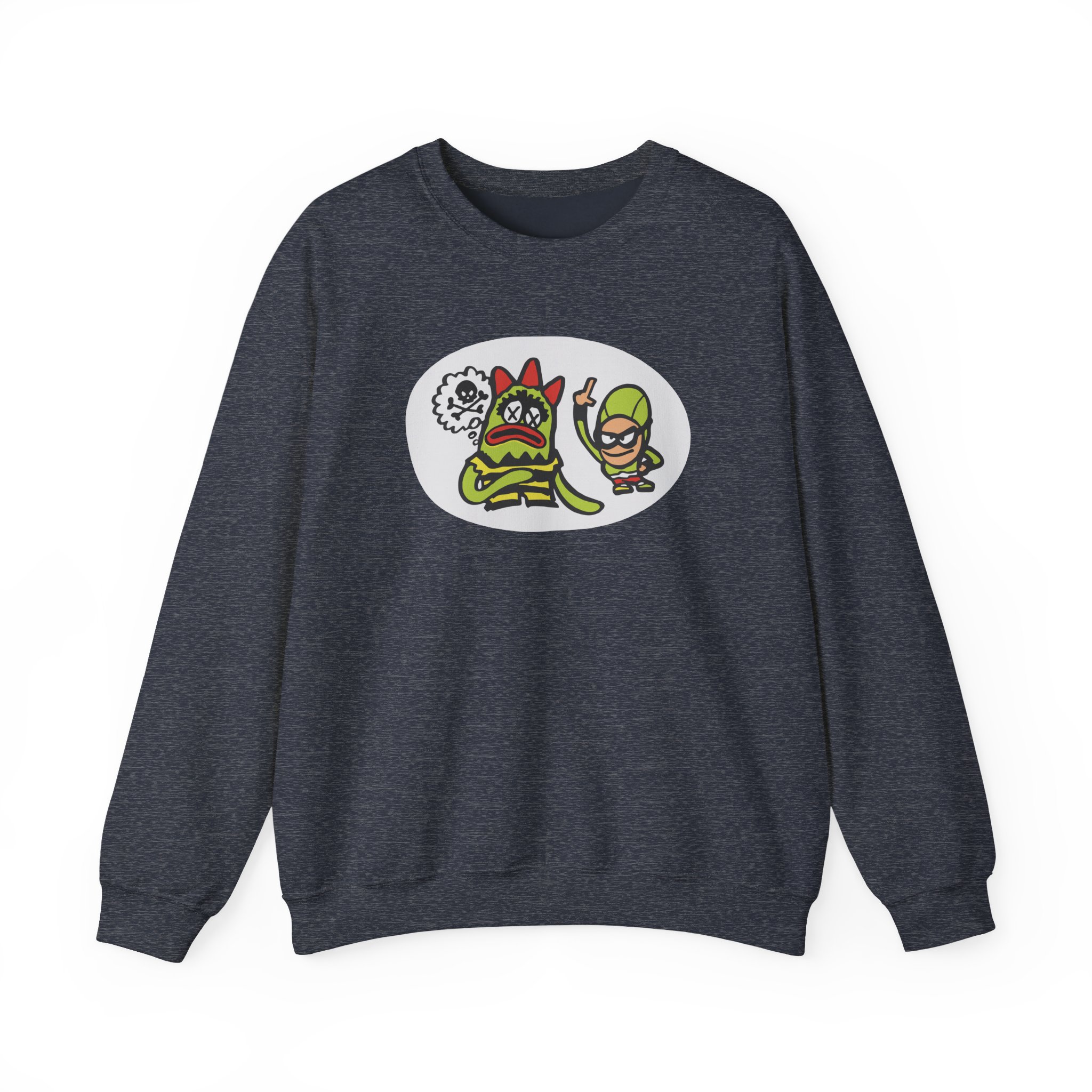 The Aquabats Bat Commander Unisex Heavy Blend™ Crewneck Sweatshirt - Image 11