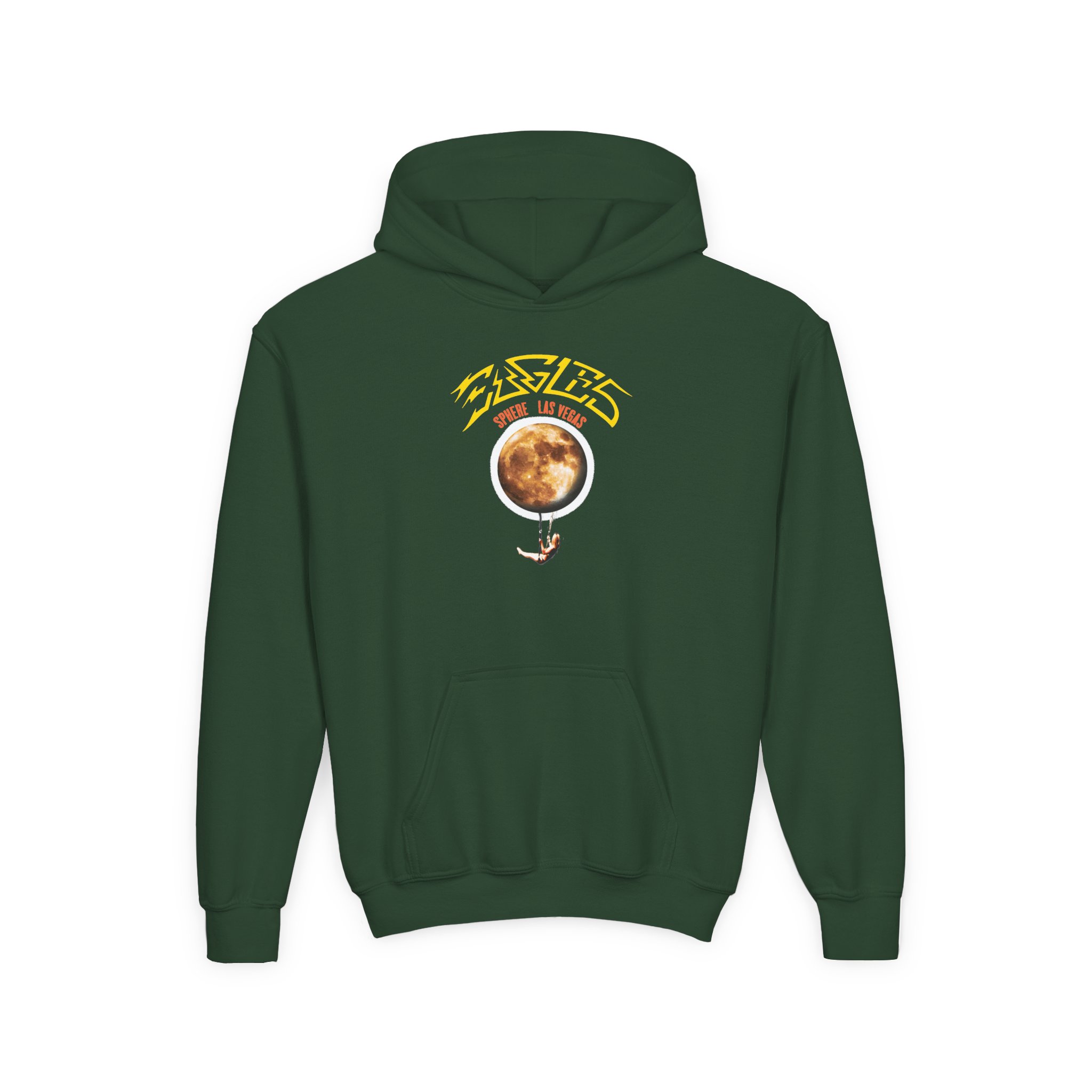 Youth The Eagles Sphere Moon Trapeze Heavy Blend Hooded Sweatshirt - Image 3