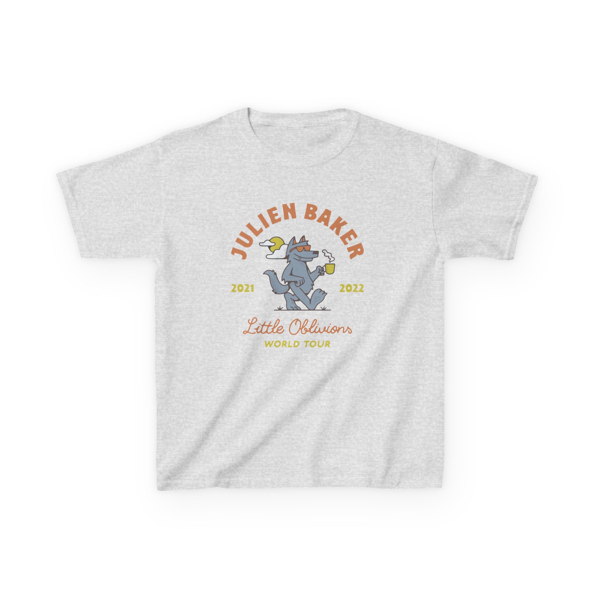 Julien Baker Little Oblivions World Tour Kids Heavy Cotton™ Tee - Image 3
