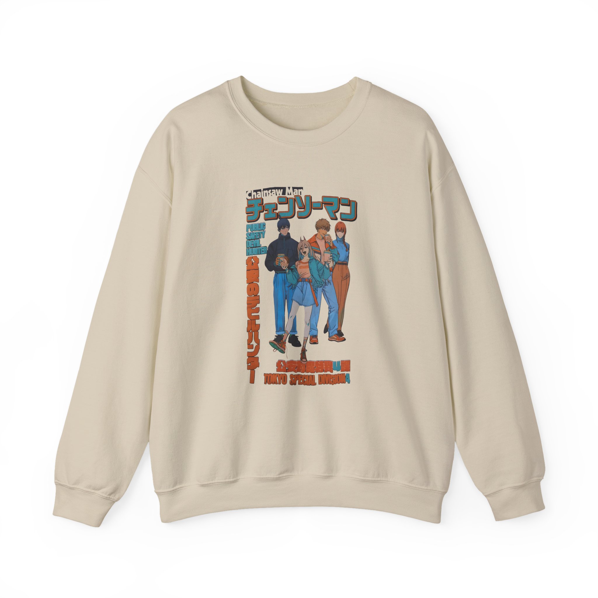 Chainsaw Man Group Unisex Heavy Blend™ Crewneck Sweatshirt - Image 5