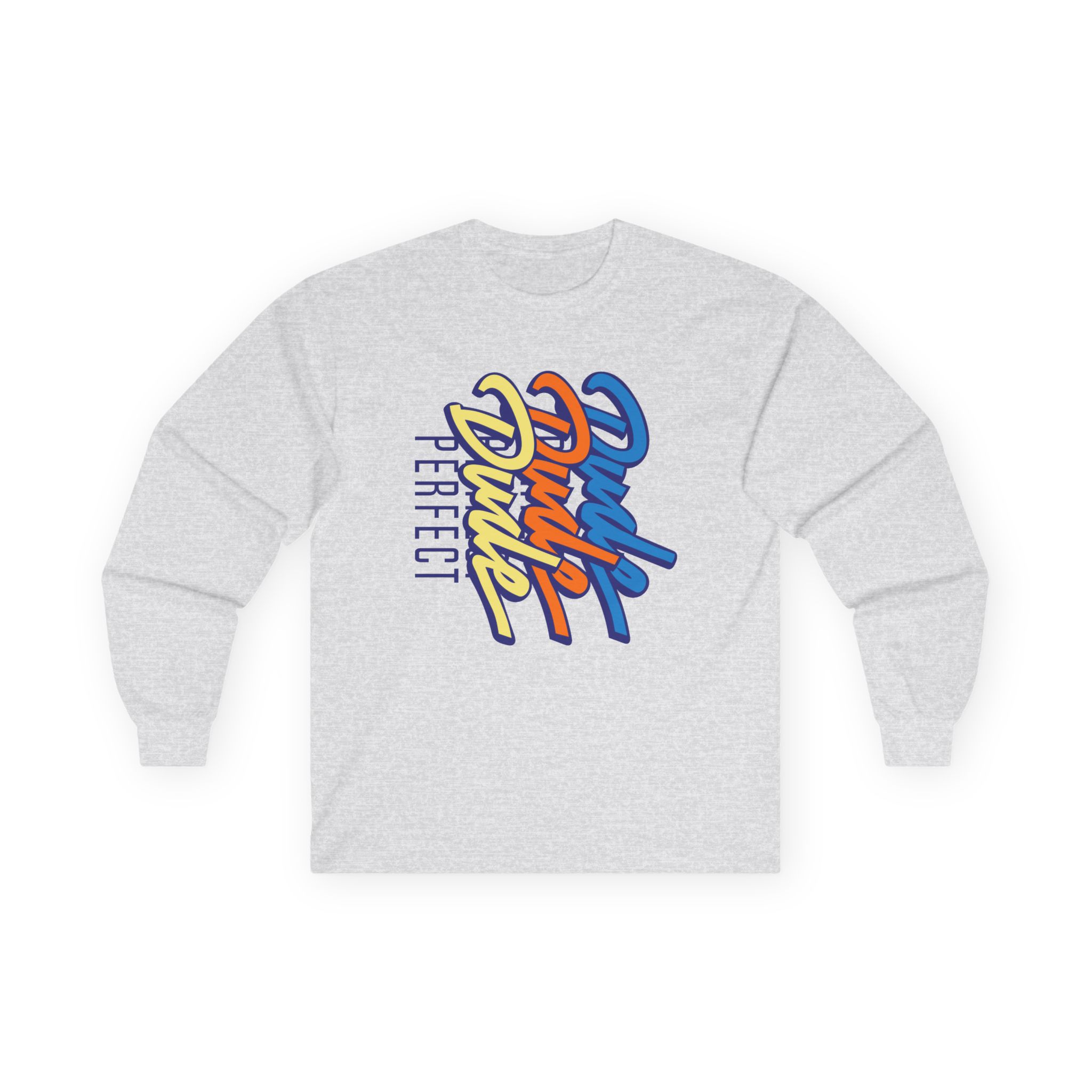 Dude Perfect Stacked Script Unisex Ultra Cotton Long Sleeve Tee - Image 5