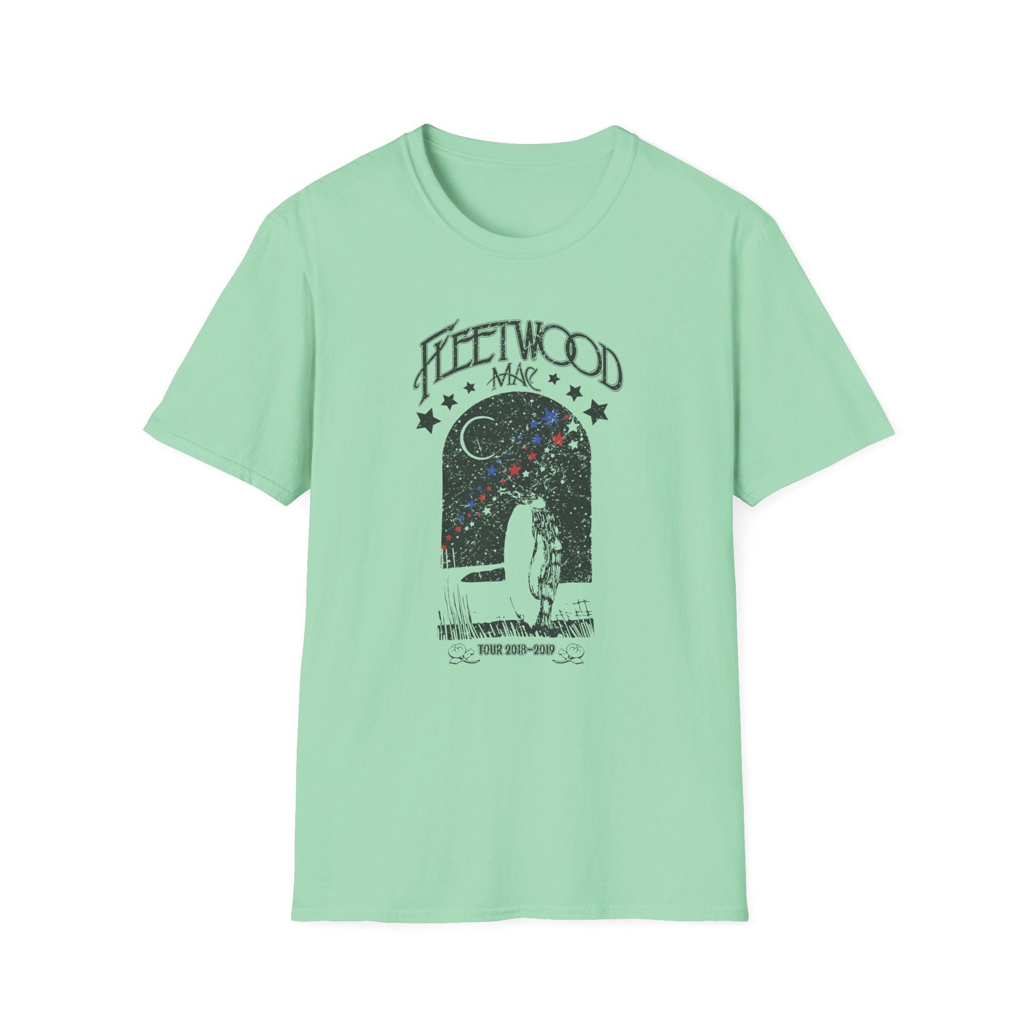 Fleetwood Mac Tour 2018 - 2019 Penguin Unisex Softstyle T-Shirt - Image 13