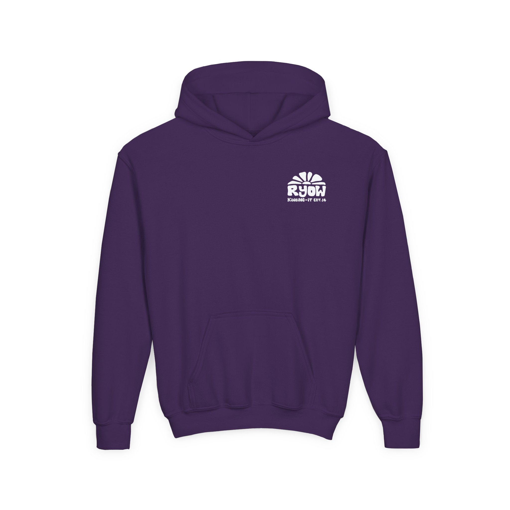 Kinging It Ryow Youth Heavy Blend Hooded Sweatshirt - Image 11