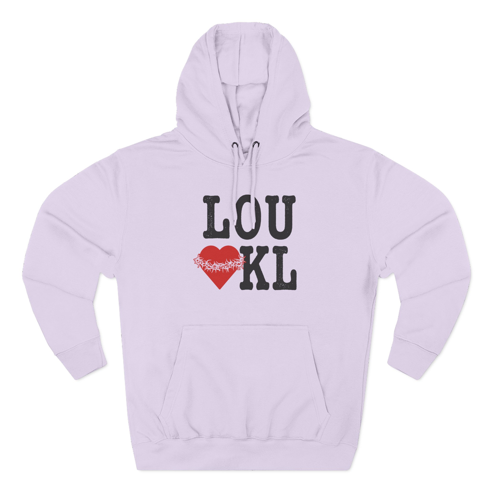 Knocked Loose I Heart Kl Three-Panel Fleece Hoodie - Image 13