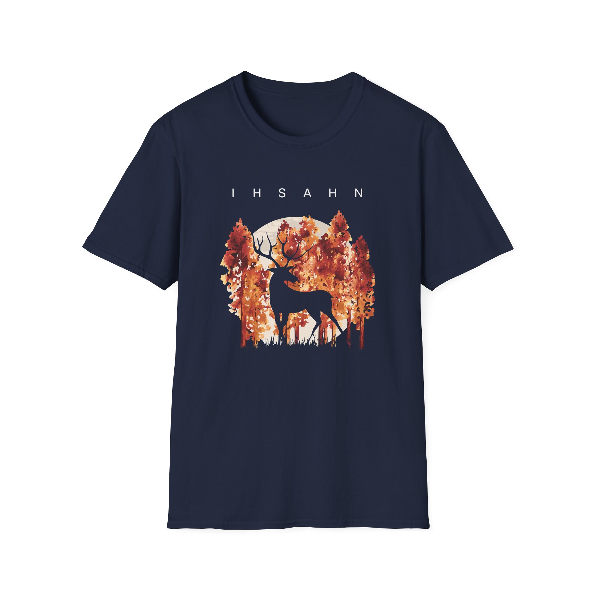 Ihsahn Silhouette Unisex Softstyle T-Shirt - Image 7