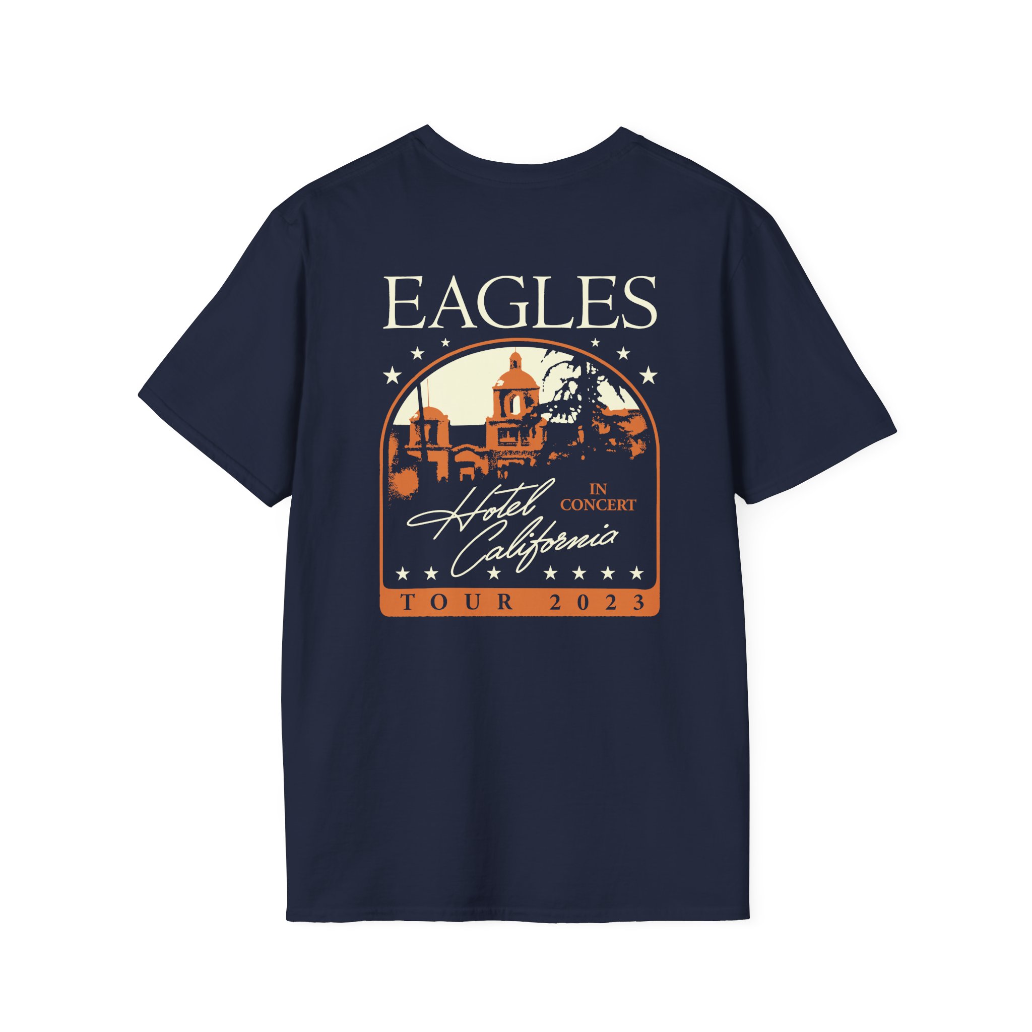 The Eagles Hotel California Unisex Softstyle T-Shirt - Image 6