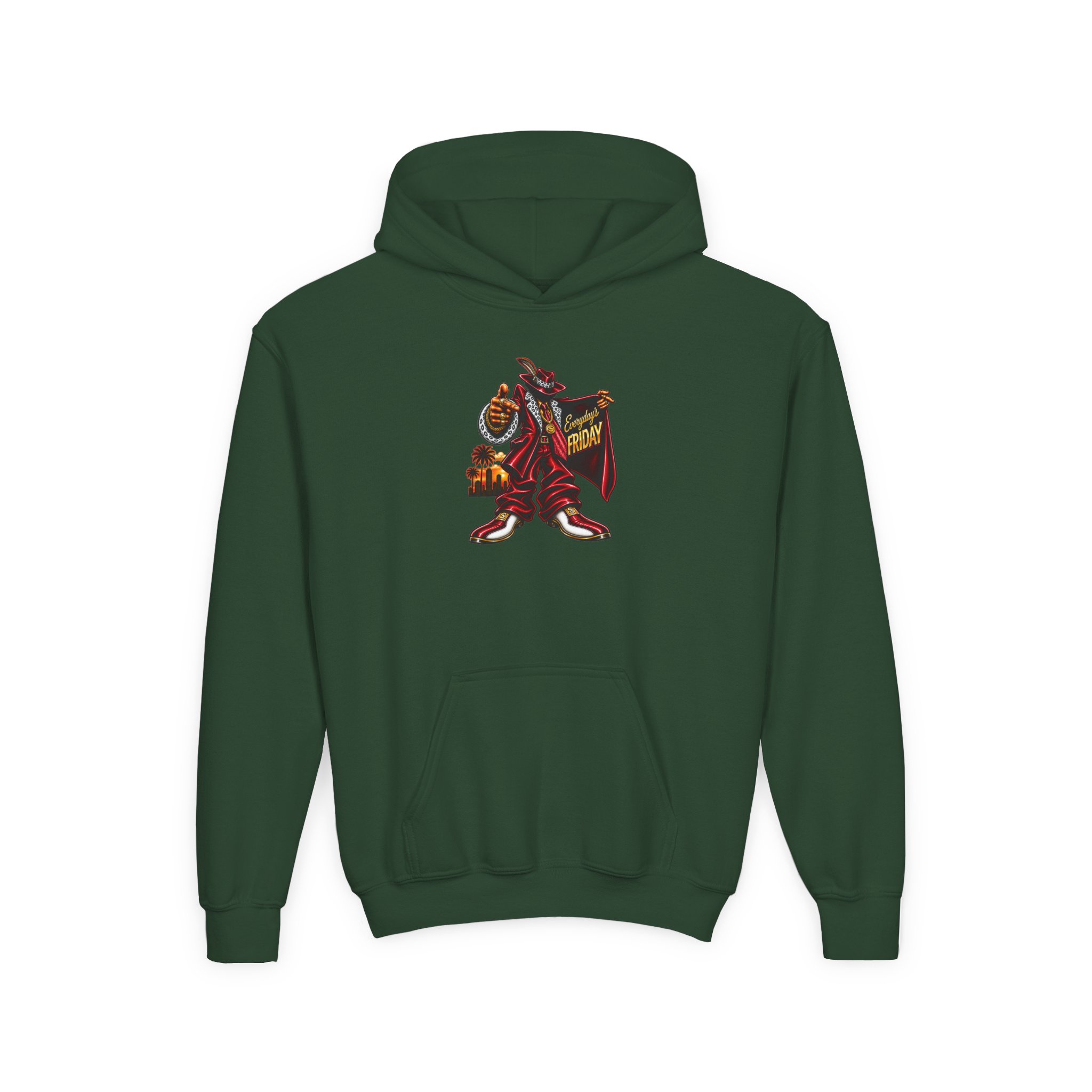 Ice Cube Pimp Youth Heavy Blend Hooded Sweatshirt - Image 3