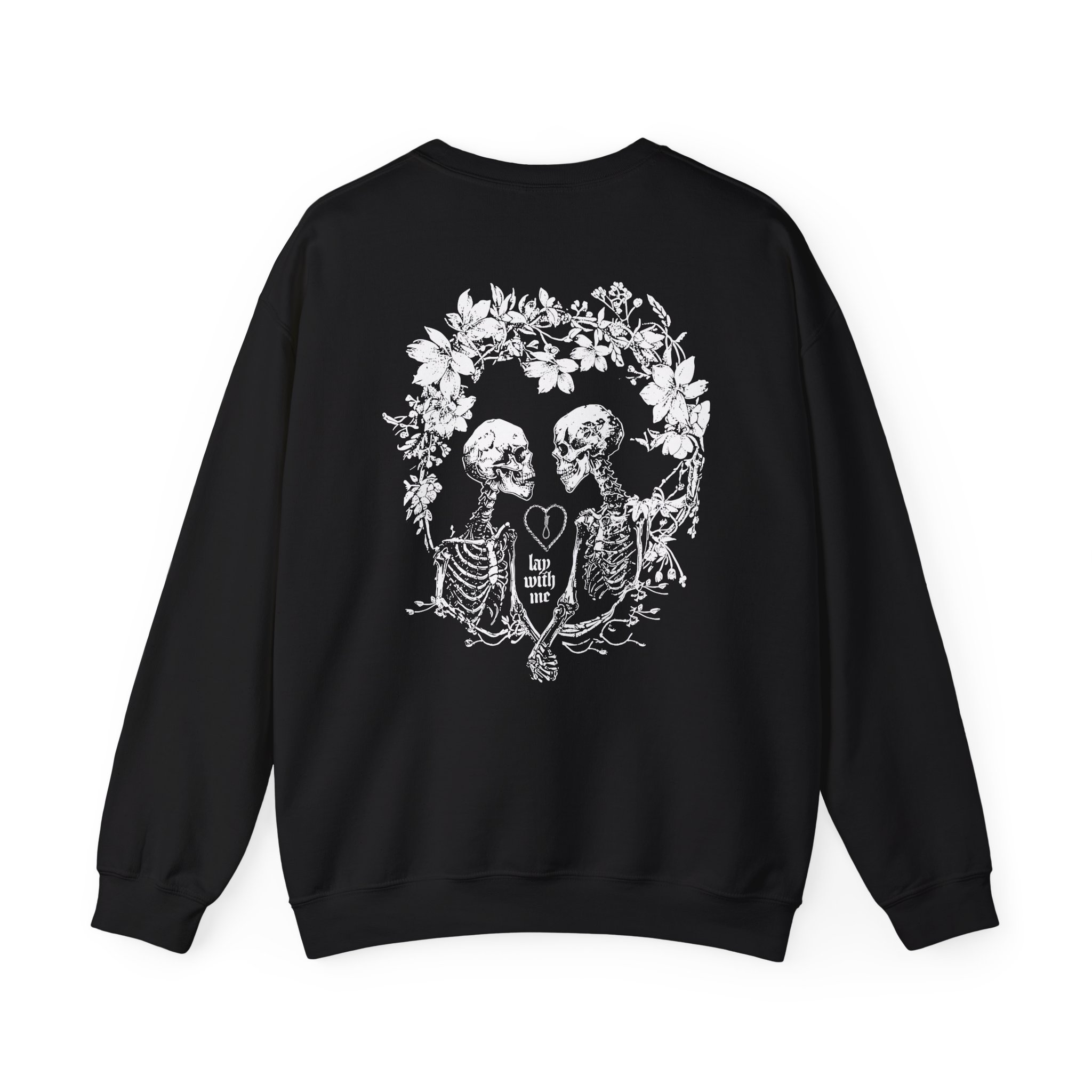 Paleface Swiss Lay With Me Flower Unisex Heavy Blend™ Crewneck Sweatshirt - Image 2