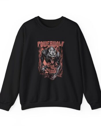Powerwolf We Drink Your Blood Unisex Heavy Blend™ Crewneck Sweatshirt