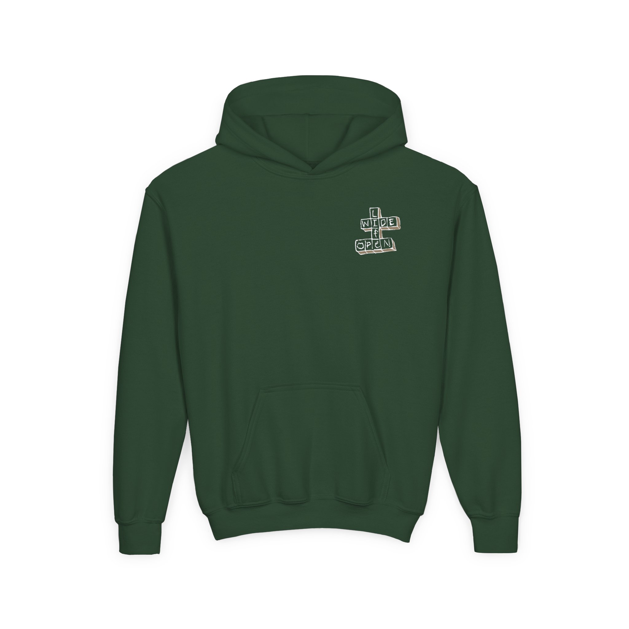 Cboystv Crossword Youth Heavy Blend Hooded Sweatshirt - Image 5