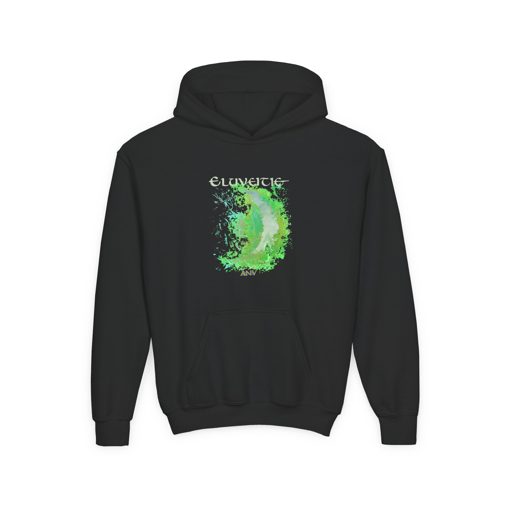 Eluveitie Anv Cover Youth Heavy Blend Hooded Sweatshirt