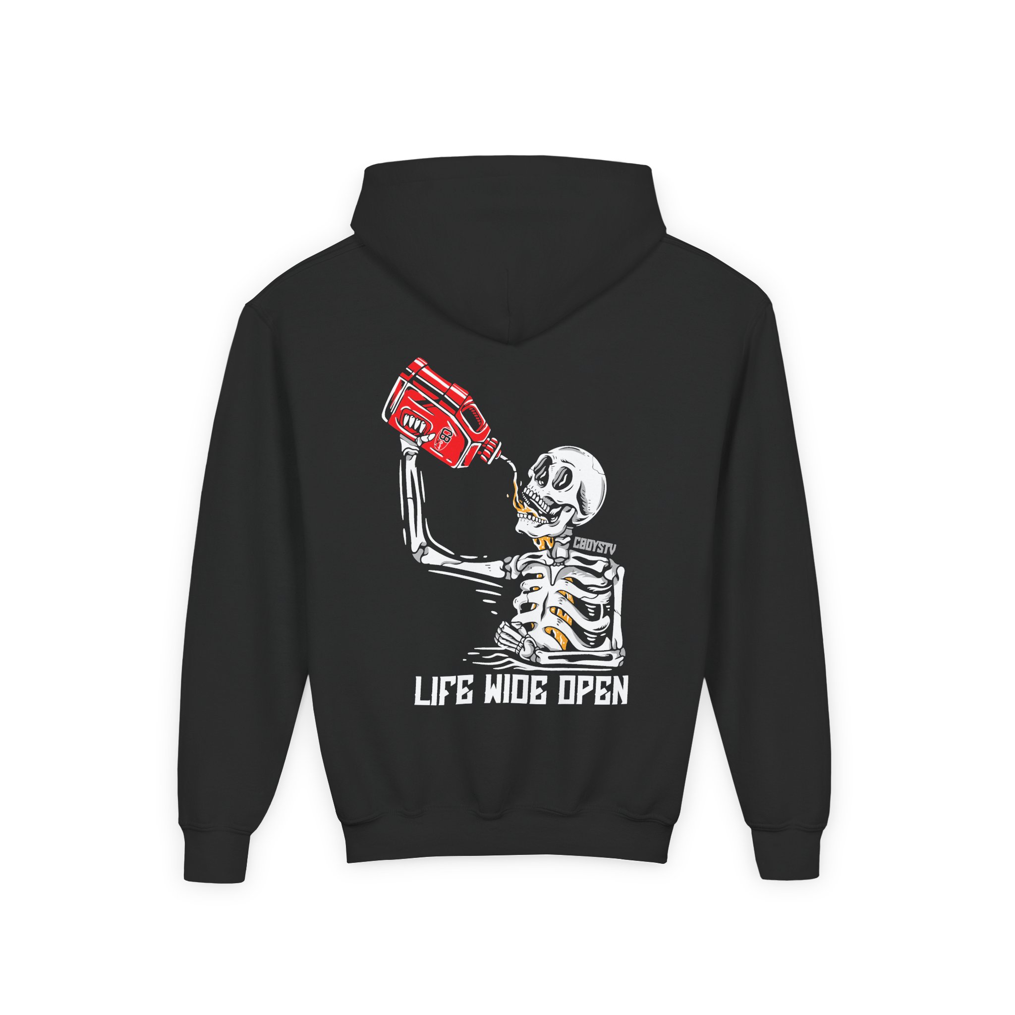 Cboystv Soul Fuel Youth Heavy Blend Hooded Sweatshirt - Image 2
