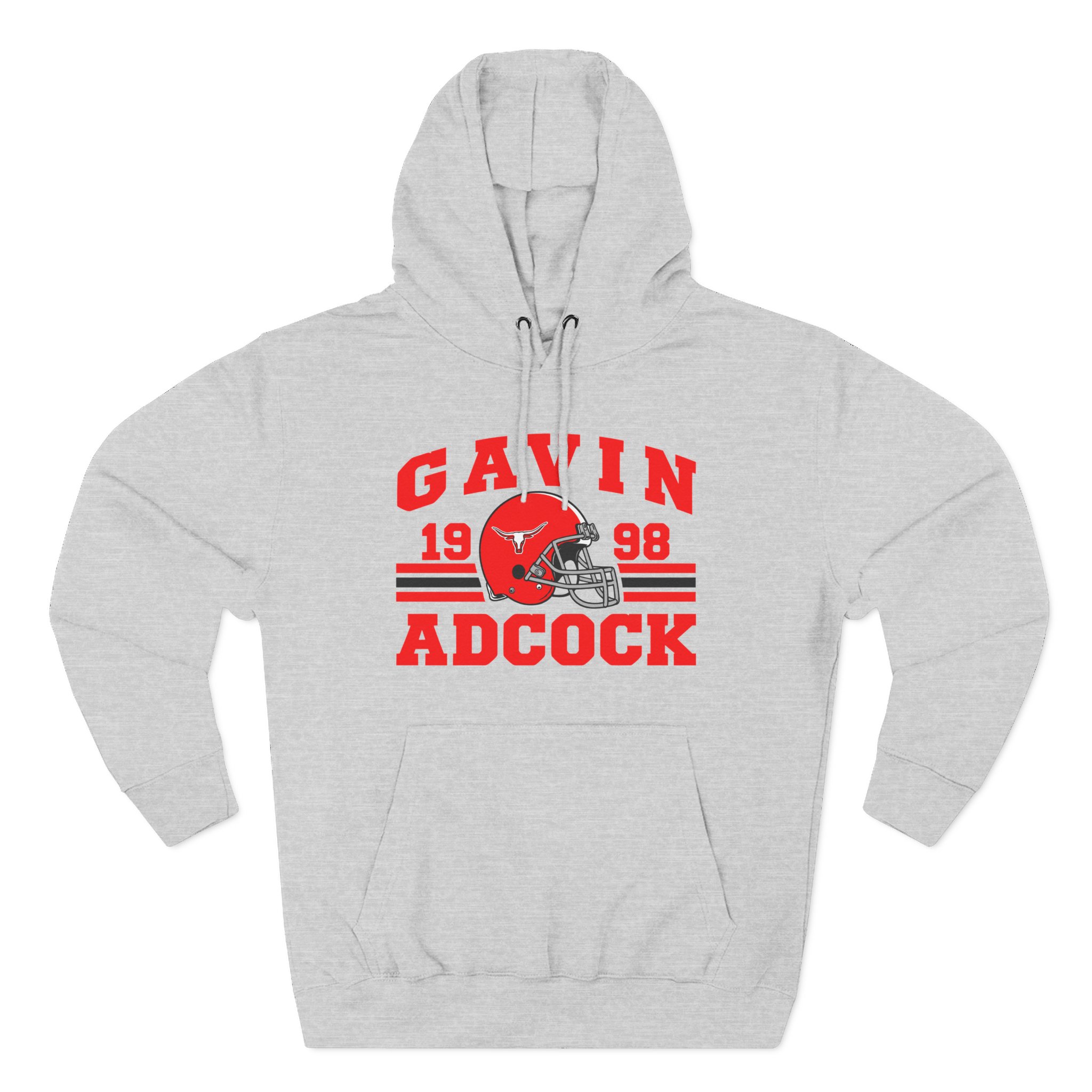 Gavin Adcock Football Three-Panel Fleece Hoodie - Image 3