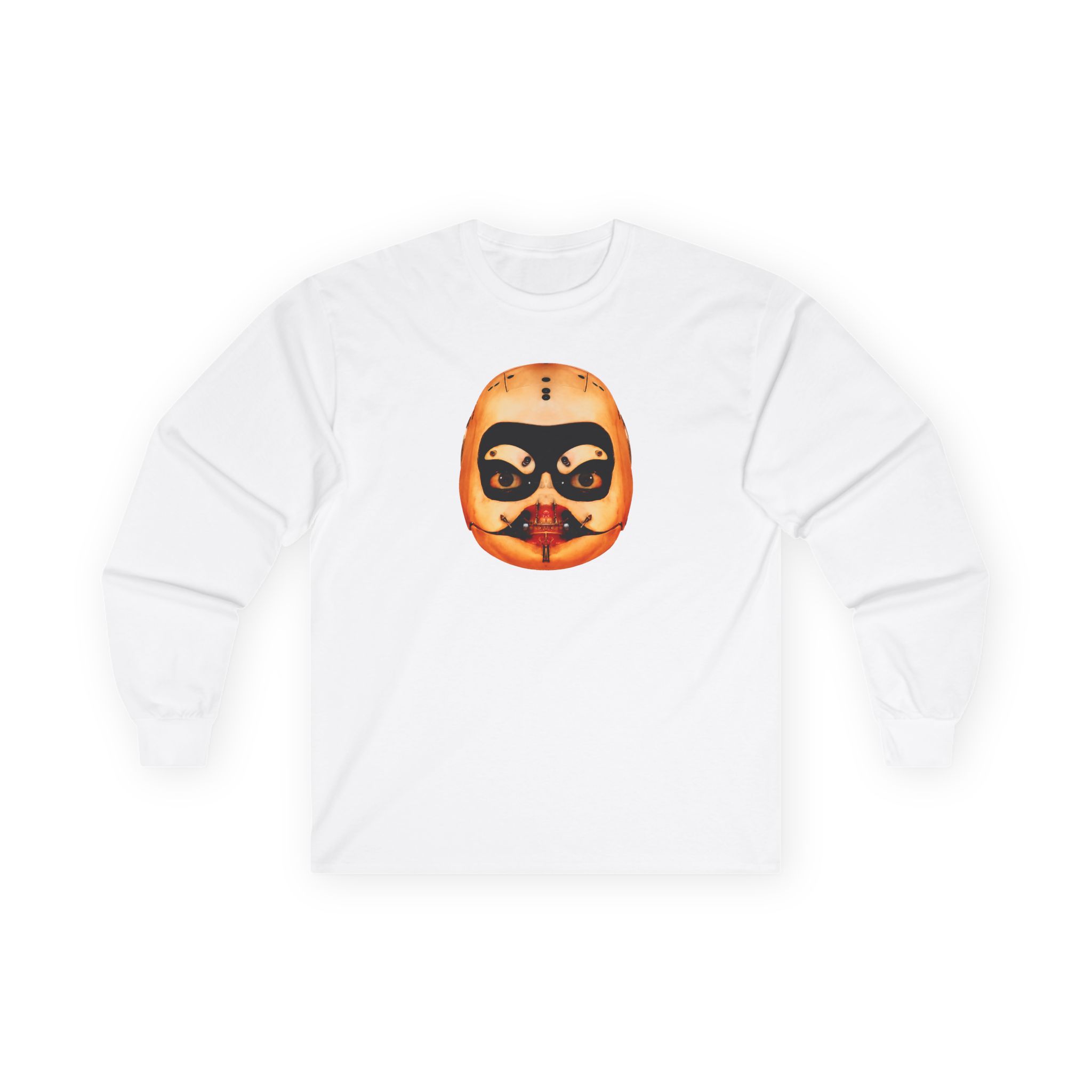 Daft Punk Human After All Red Technologic Unisex Ultra Cotton Long Sleeve Tee - Image 3