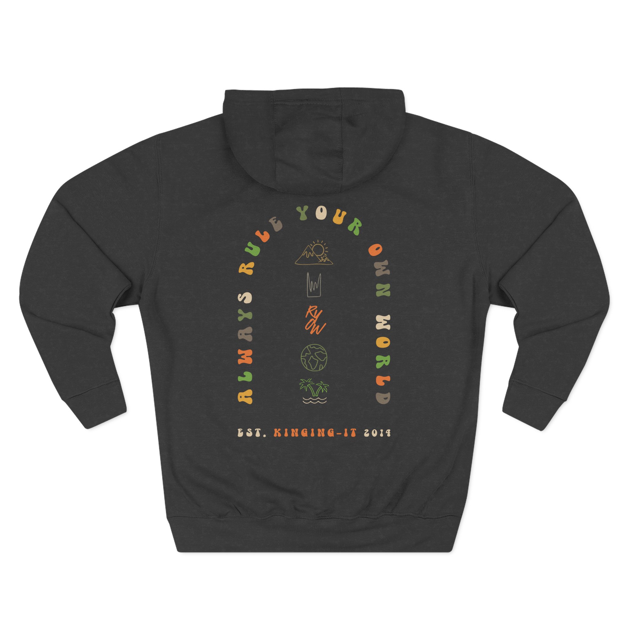 Kinging-it Three-Panel Fleece Hoodie - Image 4
