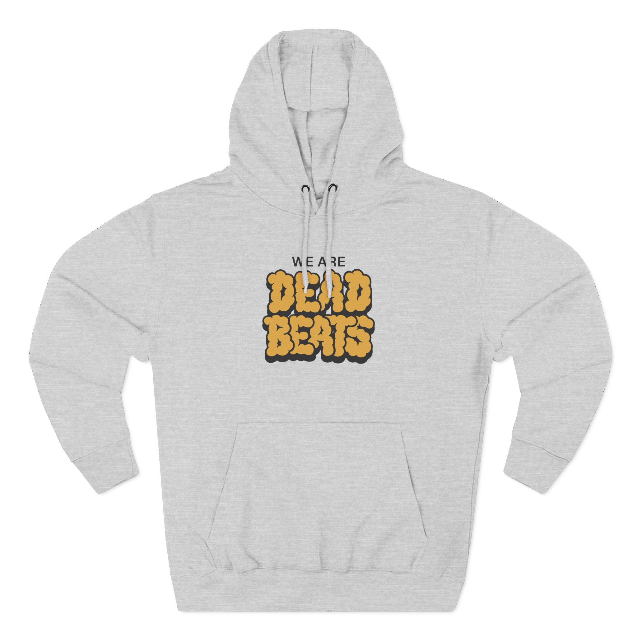 Deadbeats We Are Deadbeats Puff Three-Panel Fleece Hoodie - Image 3