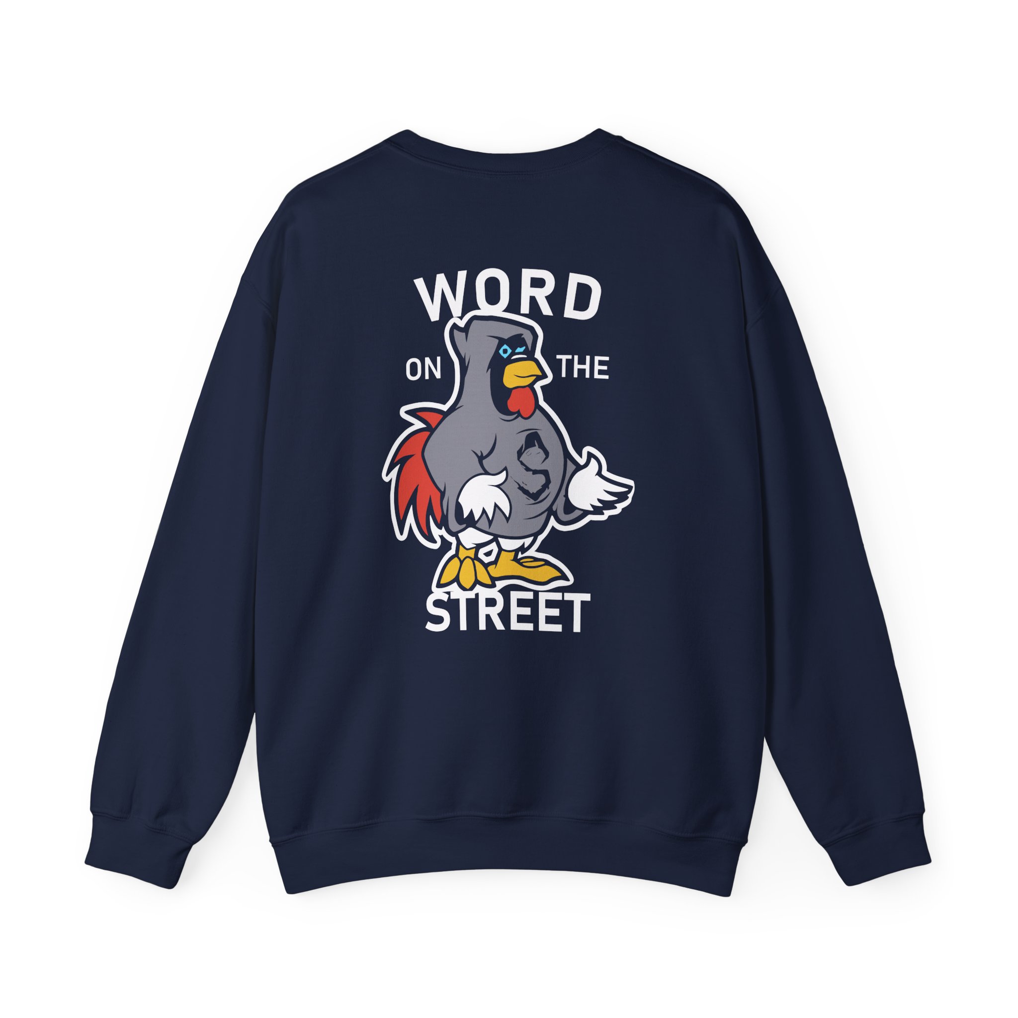 Shroud Chicken Word On The Street Unisex Heavy Blend™ Crewneck Sweatshirt - Image 10