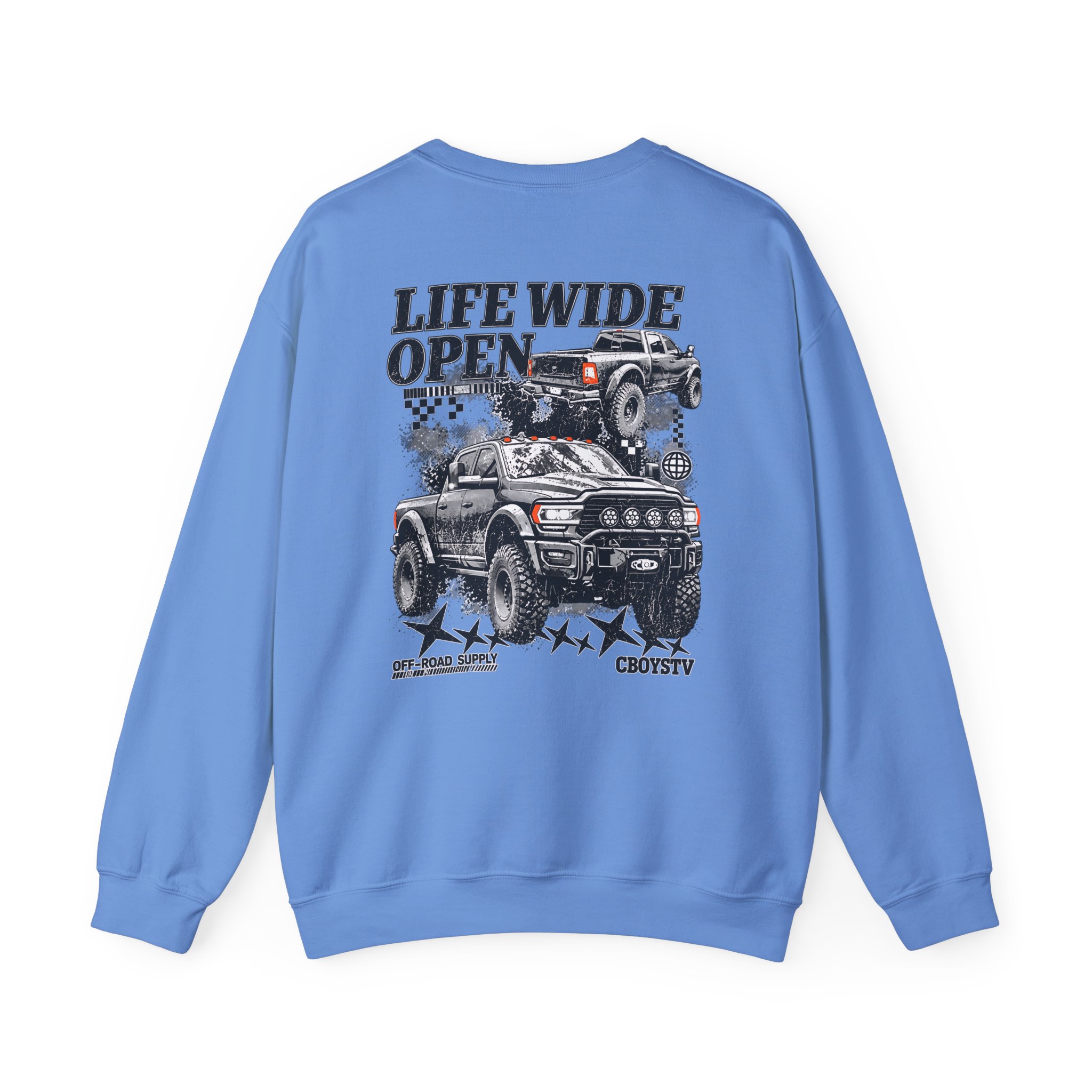 Cboystv Prospector Whiteout Unisex Heavy Blend™ Crewneck Sweatshirt - Image 14