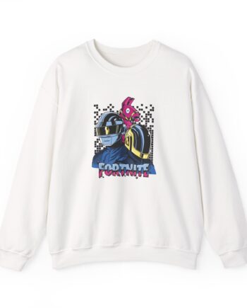 Daft Punk Fortnite X Daft Punk Long Unisex Heavy Blend™ Crewneck Sweatshirt