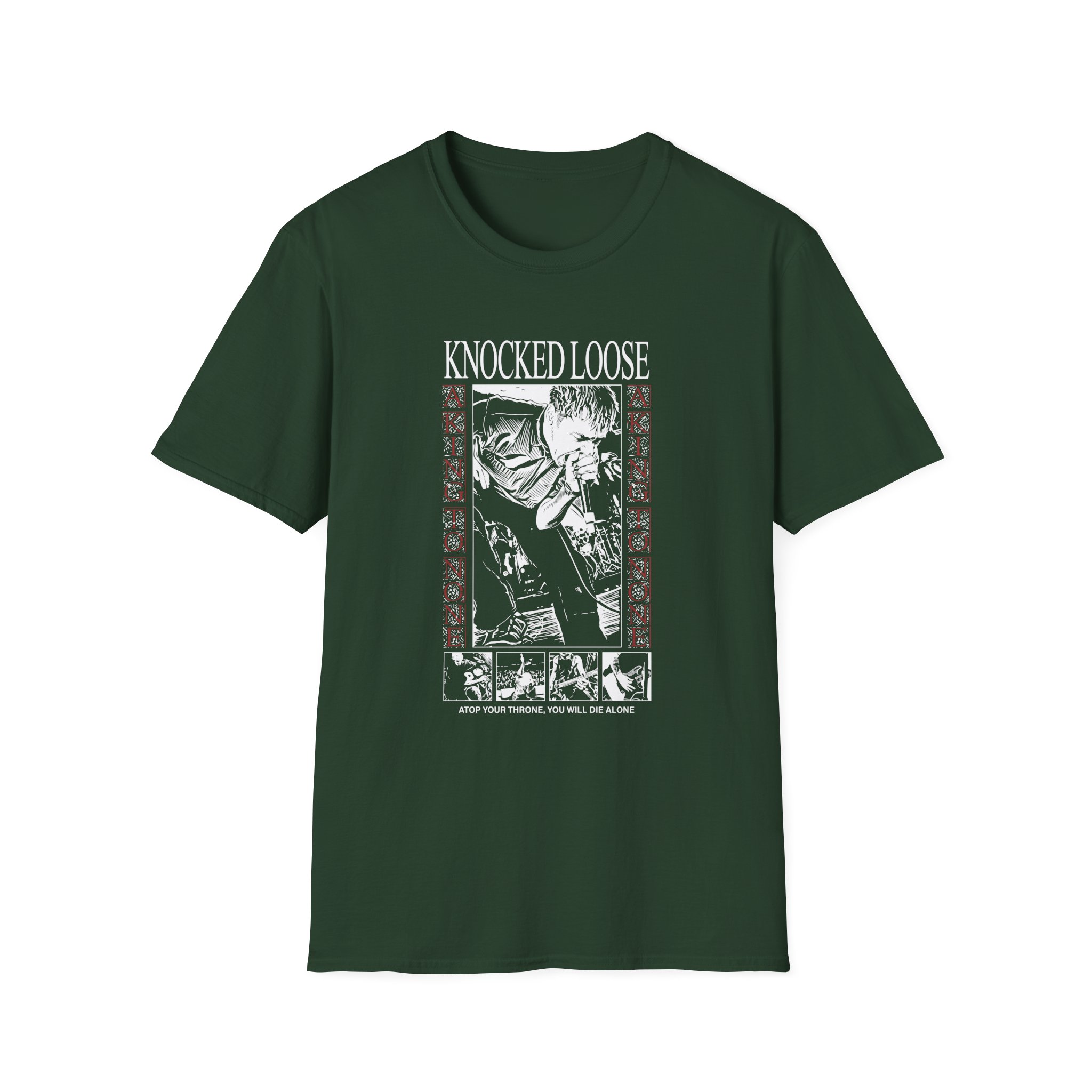 Knocked Loose Atop Your Throne Unisex Softstyle T-Shirt - Image 5