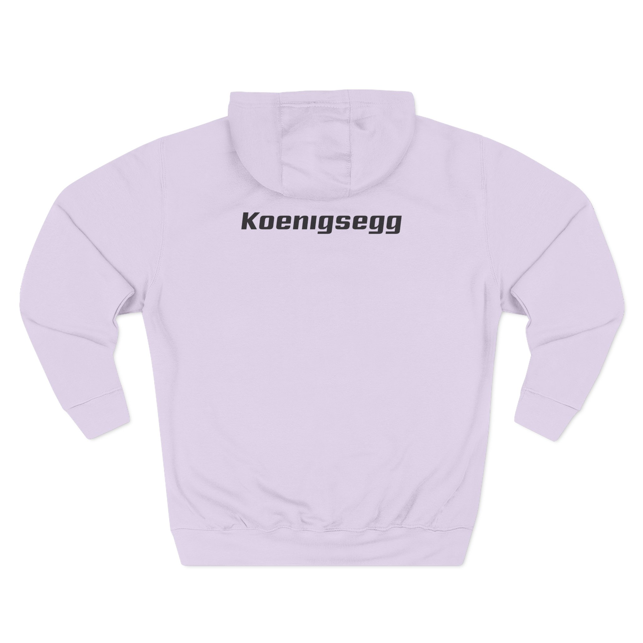 Koenigsegg Gridded Three-Panel Fleece Hoodie - Image 8