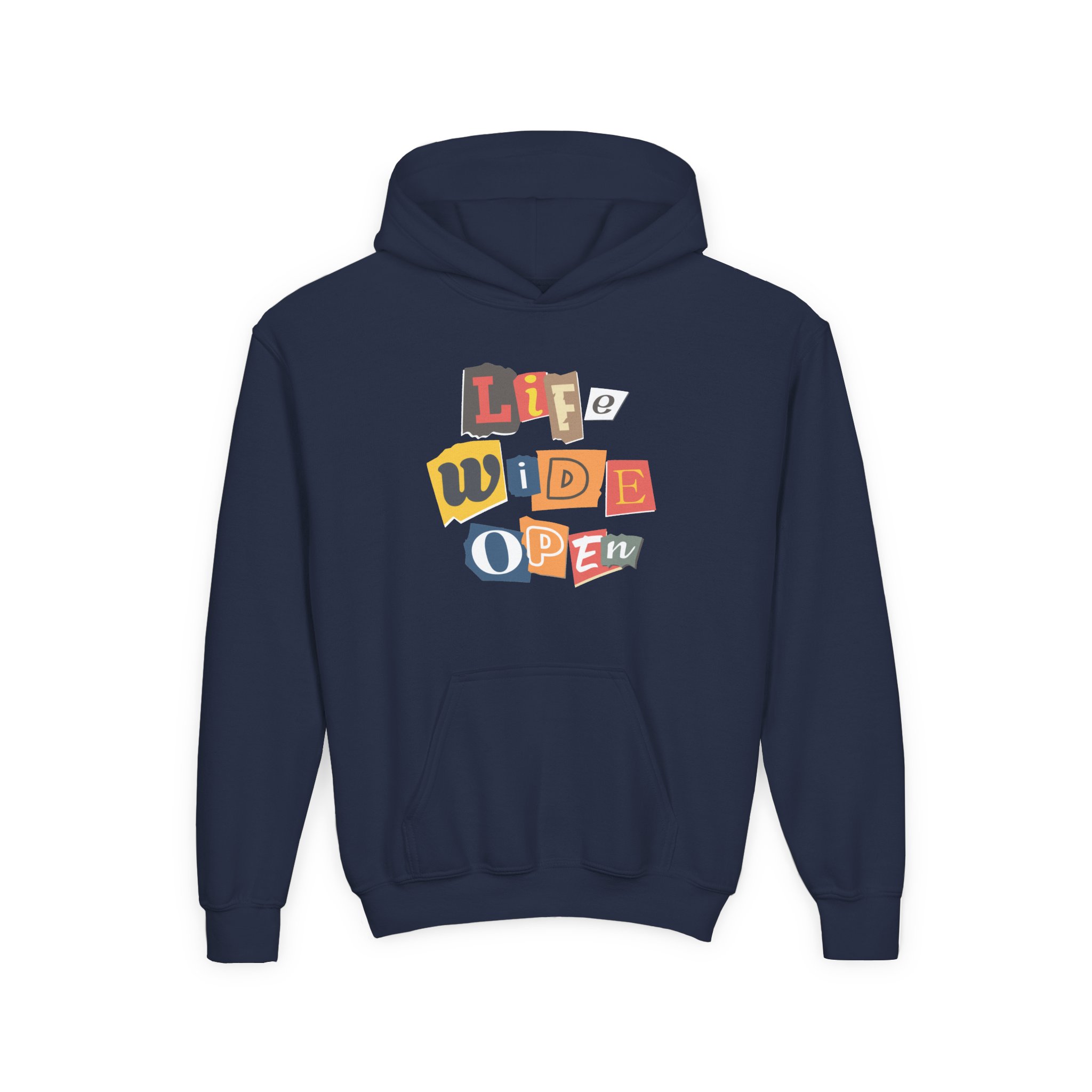 Cboystv Ransom Note Youth Heavy Blend Hooded Sweatshirt - Image 11