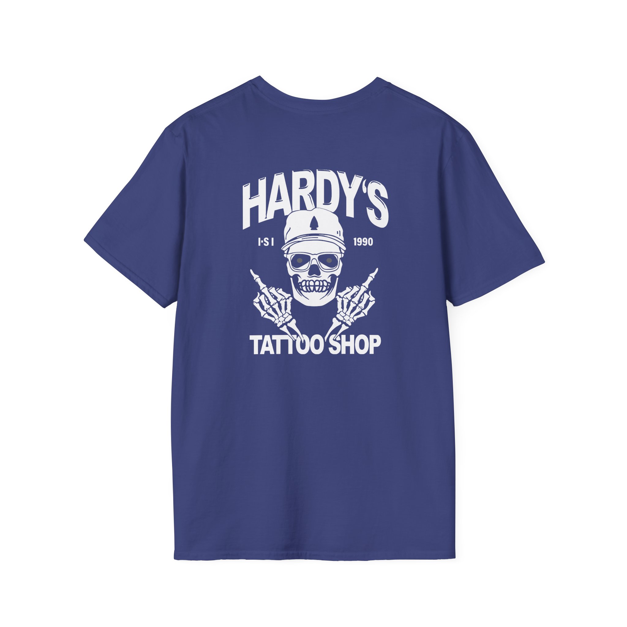 Hd Tattoo Shop Unisex Softstyle T-Shirt - Image 16