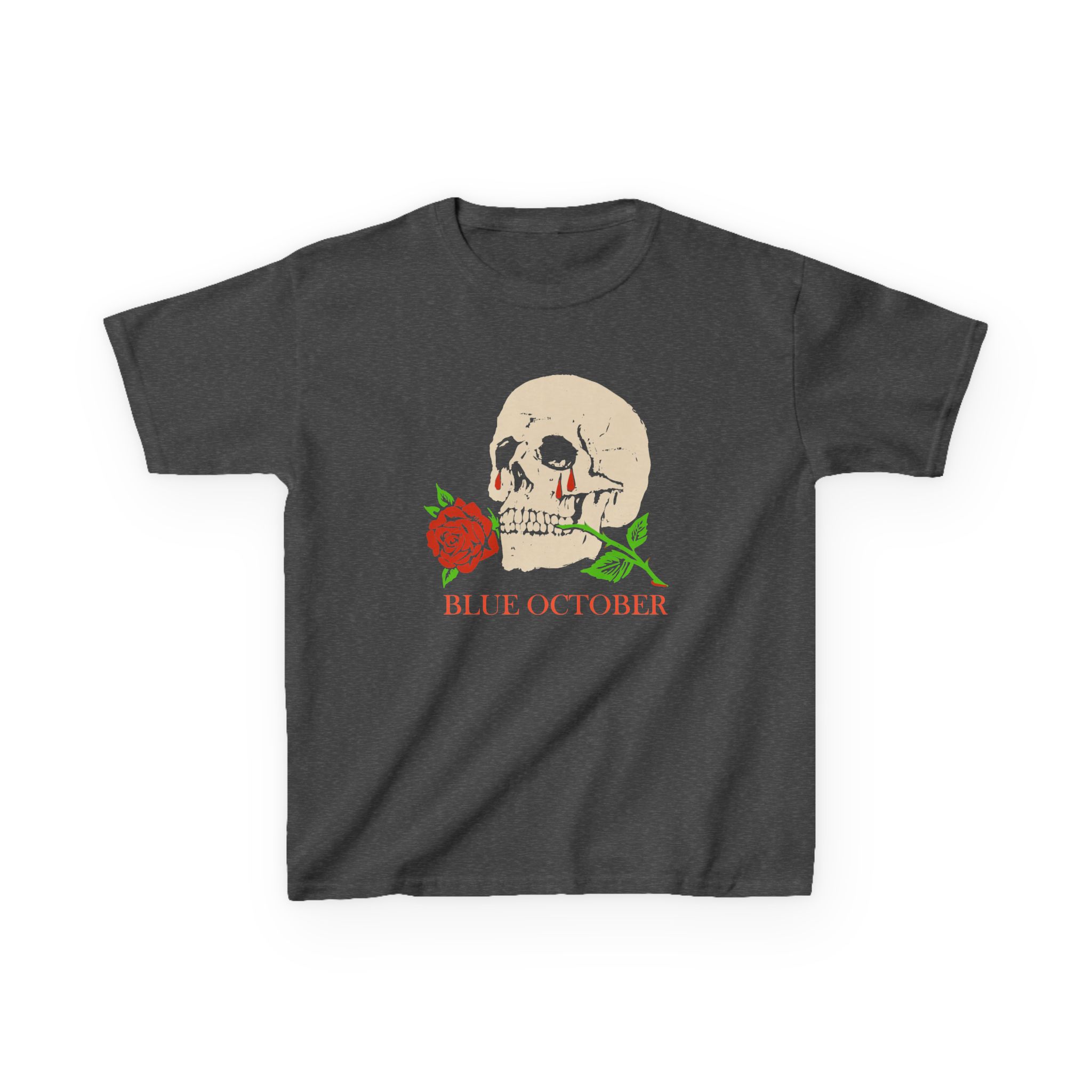 Blue October Where Did You Go Kids Heavy Cotton™ Tee - Image 7