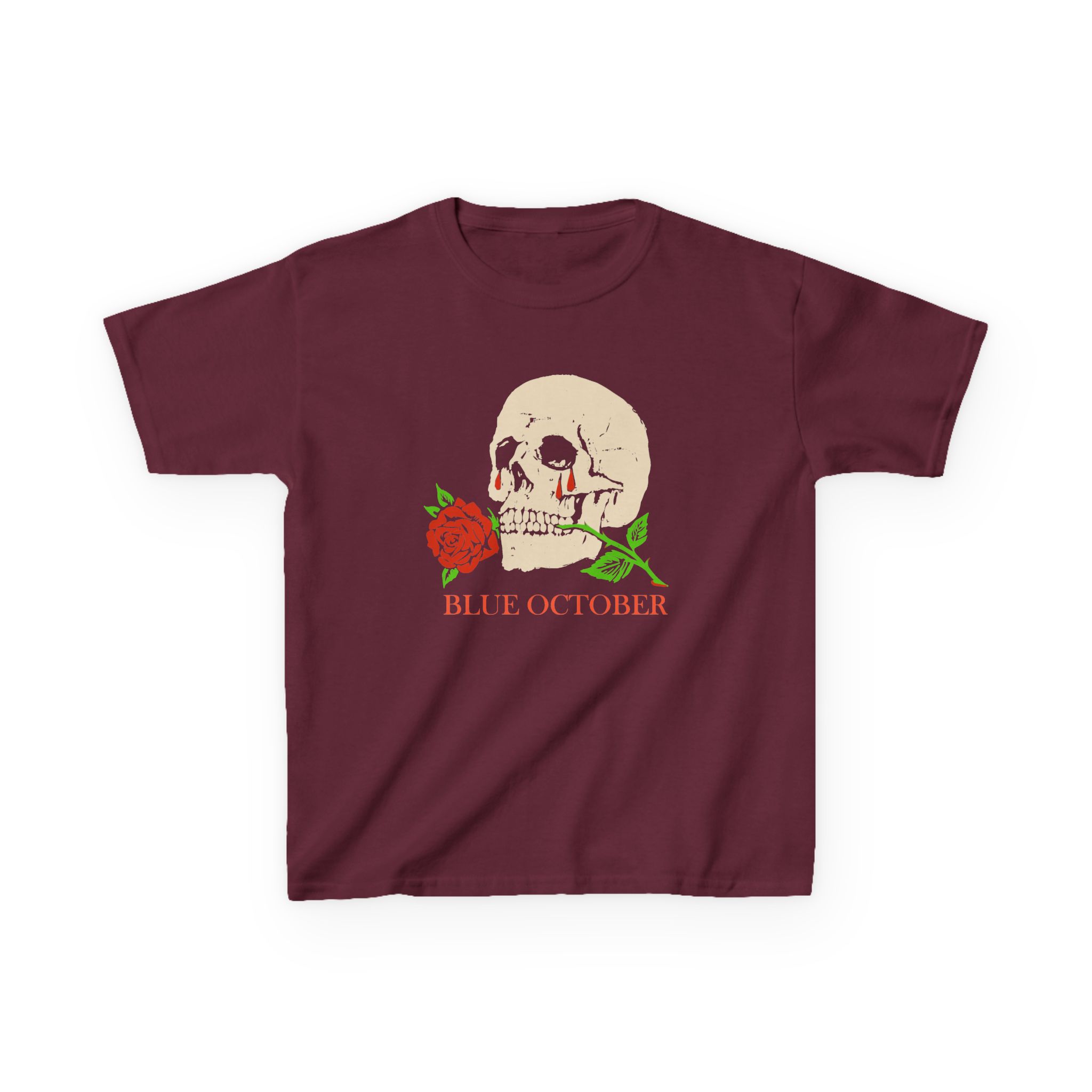 Blue October Where Did You Go Kids Heavy Cotton™ Tee - Image 3