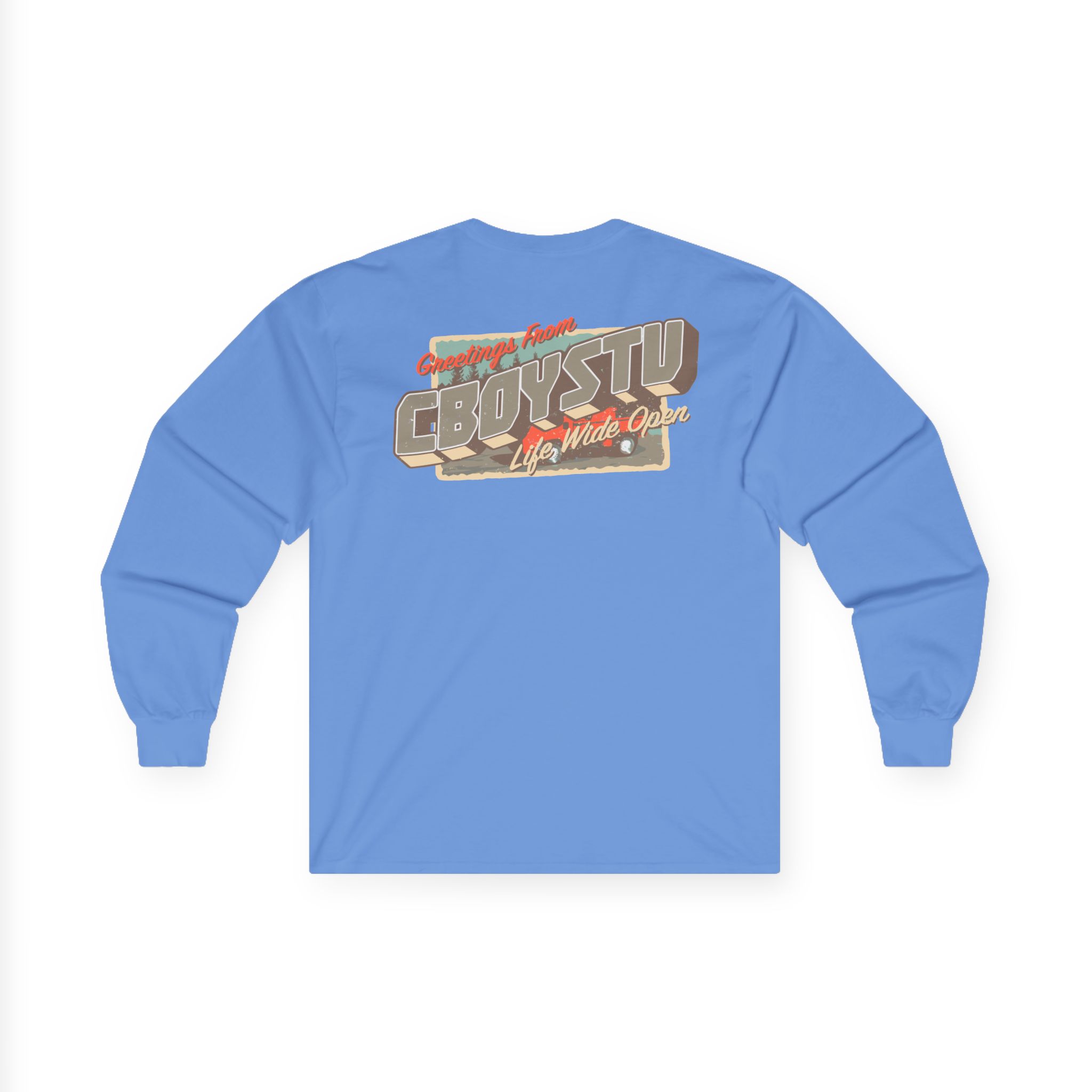 Cboystv Postcard Unisex Ultra Cotton Long Sleeve Tee - Image 18
