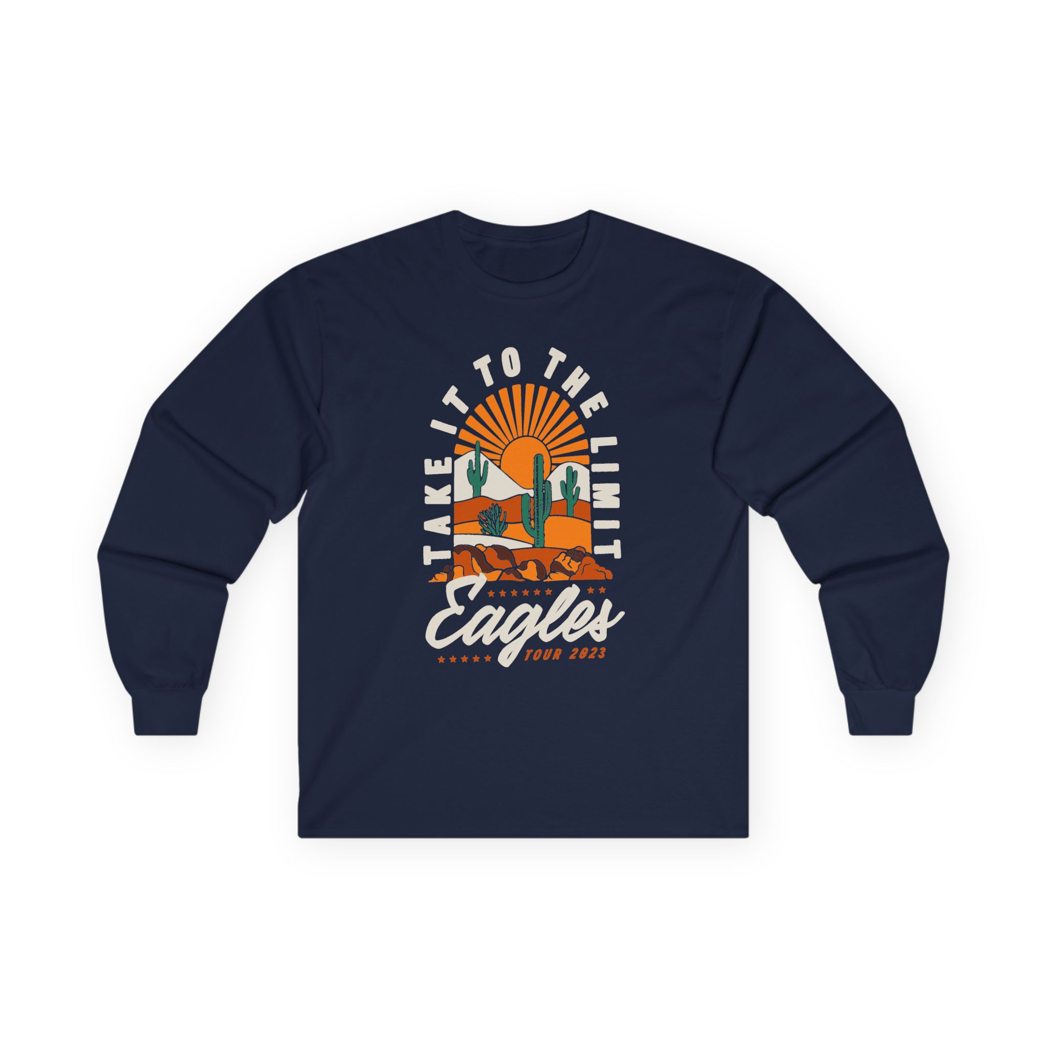 The Eagles Take It to the Limit Unisex Ultra Cotton Long Sleeve Tee - Image 7