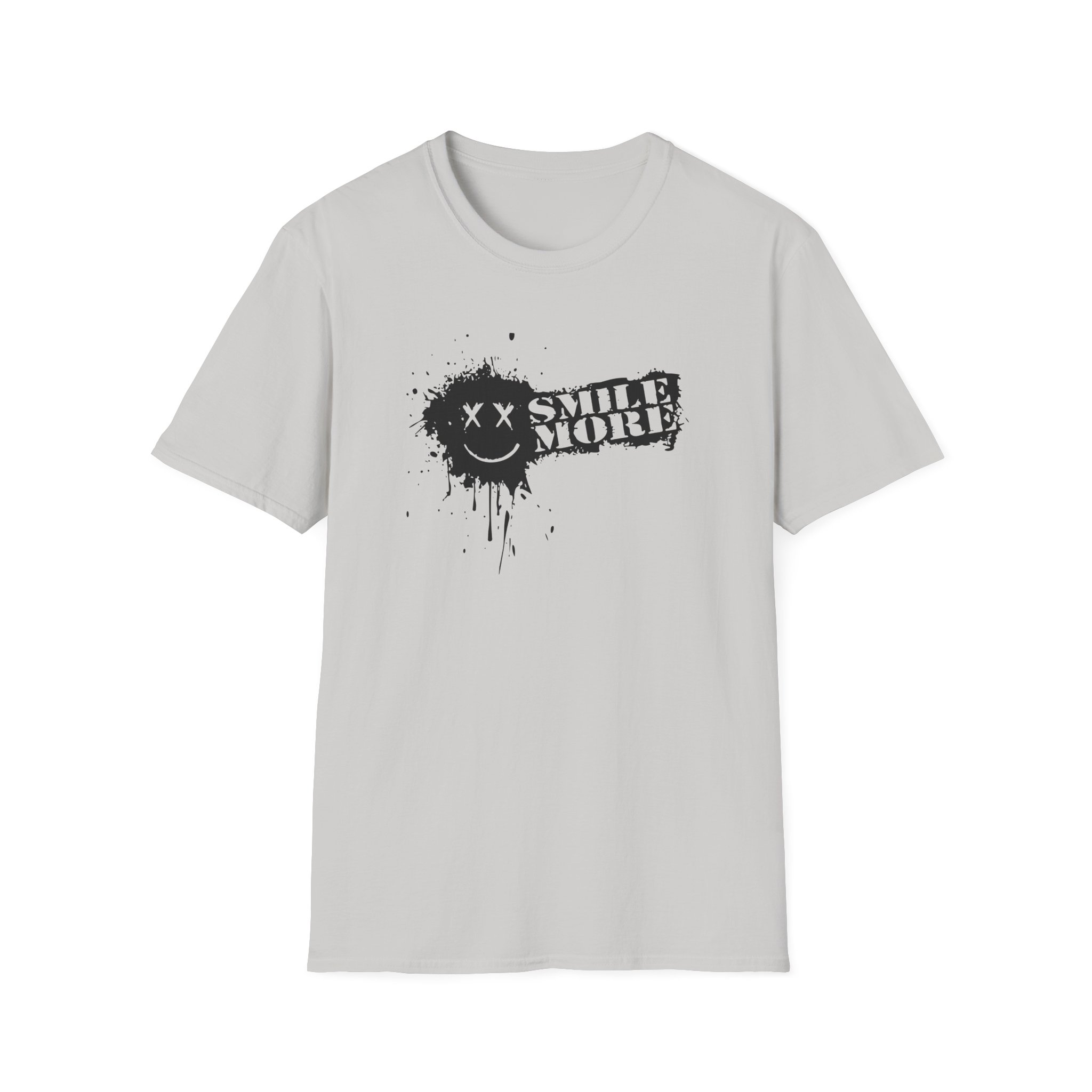 Roman Atwood Smile More Splatter Unisex Softstyle T-Shirt - Image 7