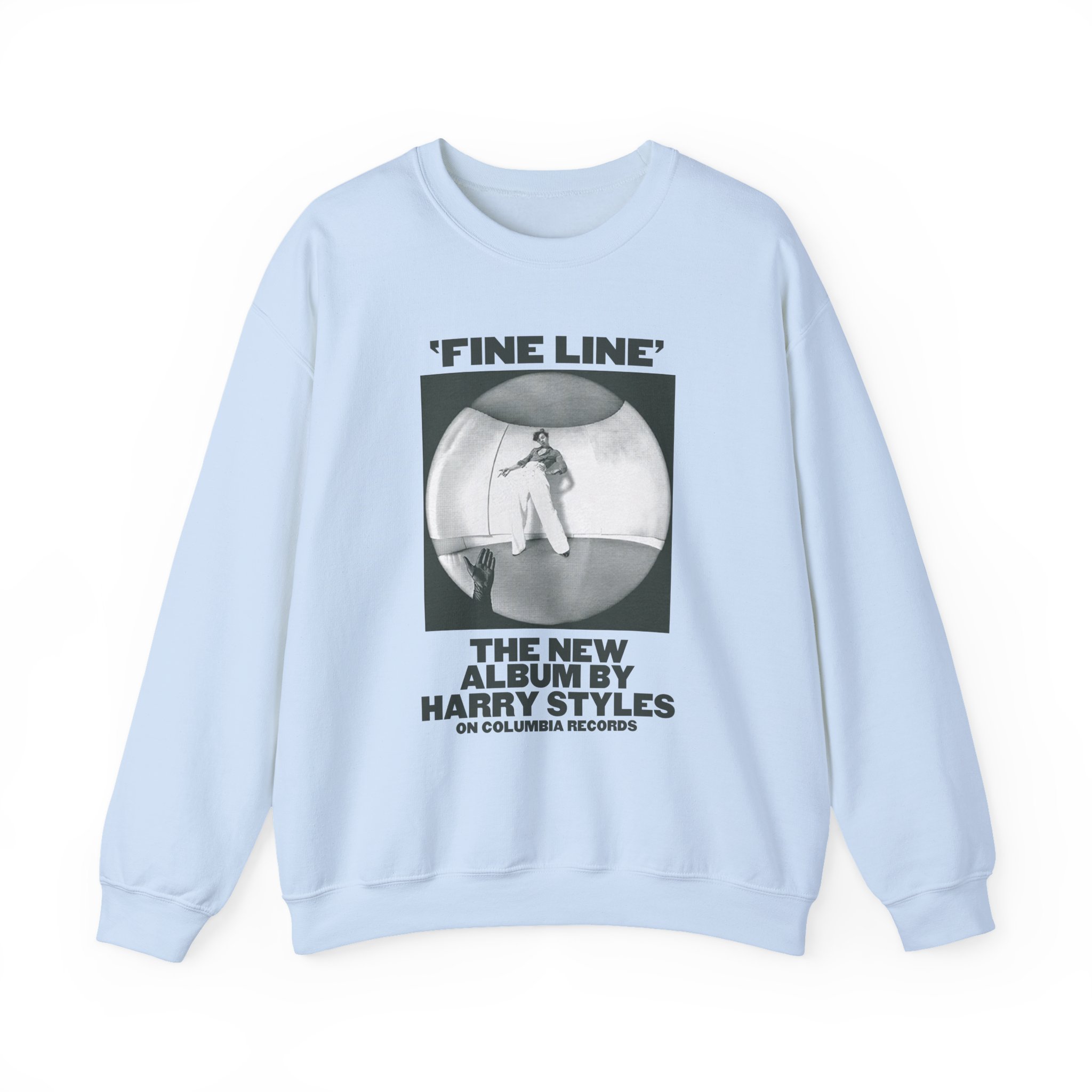 Love on Tour Fine Line Unisex Heavy Blend™ Crewneck Sweatshirt - Image 7