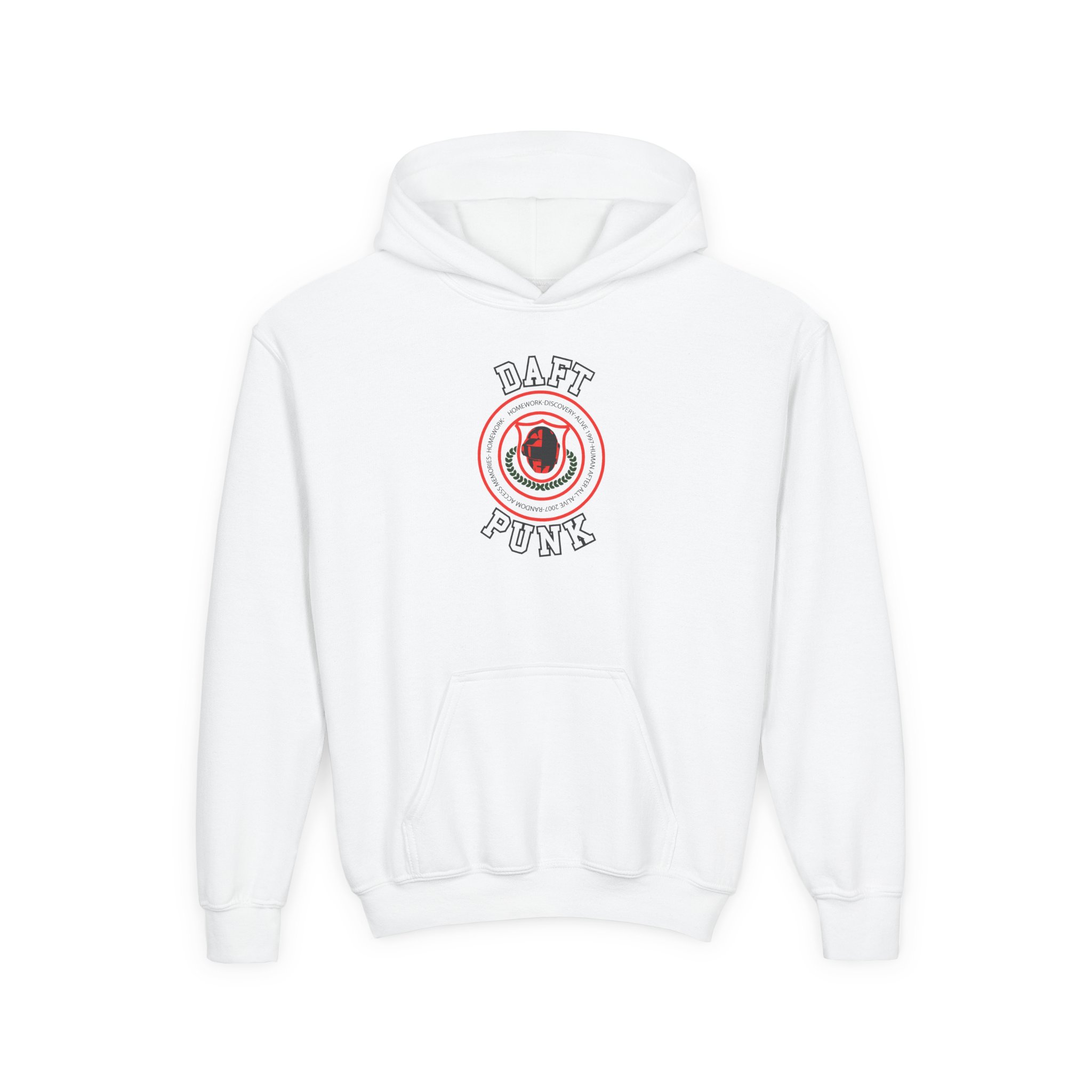 Daft Punk Youth Heavy Blend Hooded Sweatshirt
